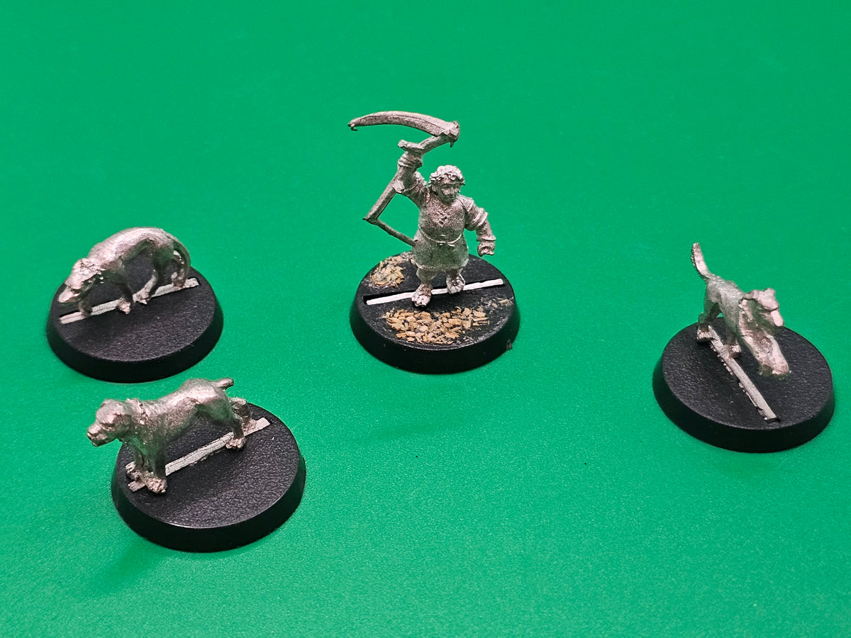 Warhammer Lord of the Rings - Farmer Maggot and his Hounds