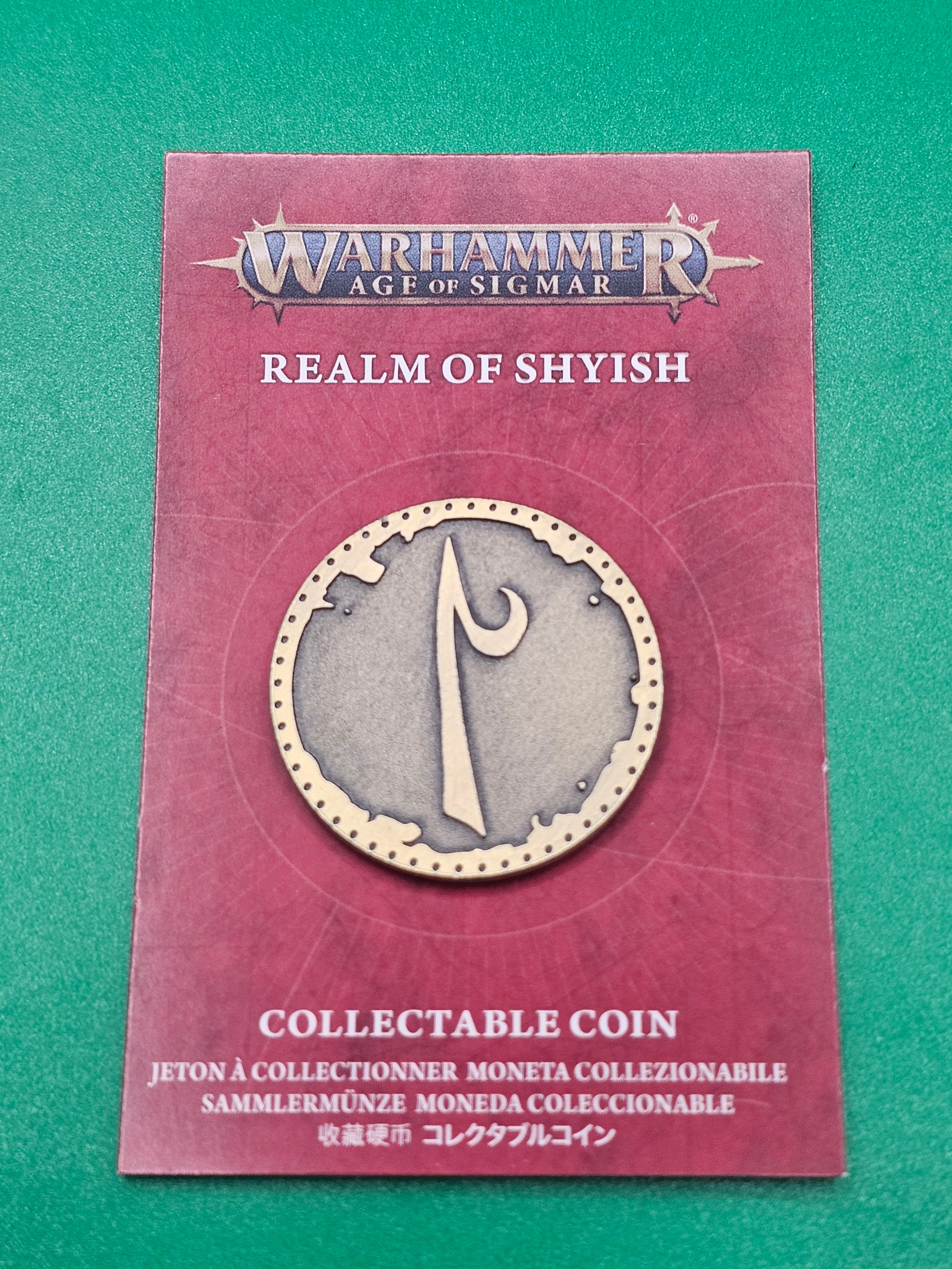 Warhammer Age of Sigmar Realm of Shyish Collectable Coin