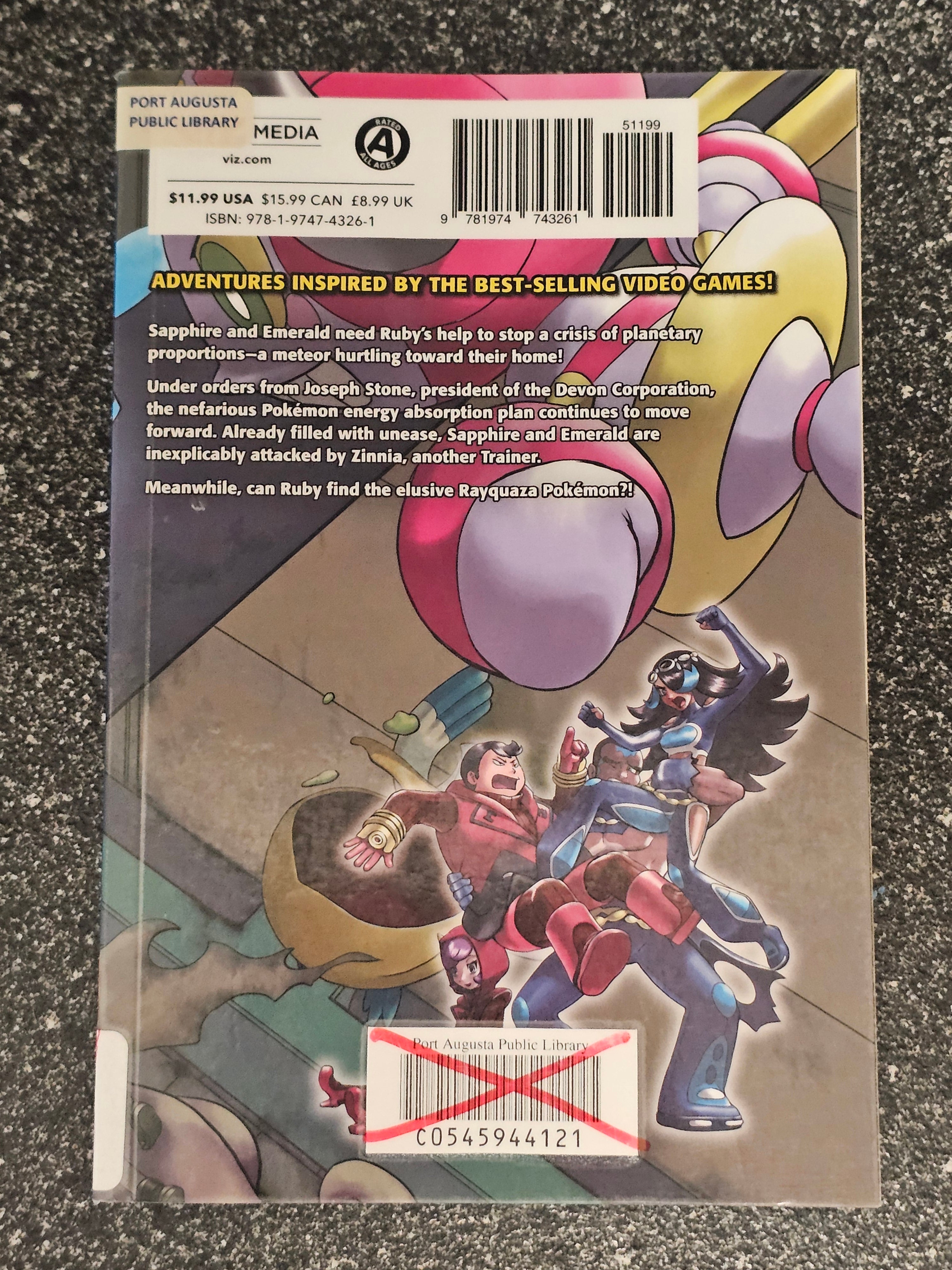Pokemon Adventures Ruby and Sapphire Volume Two manga