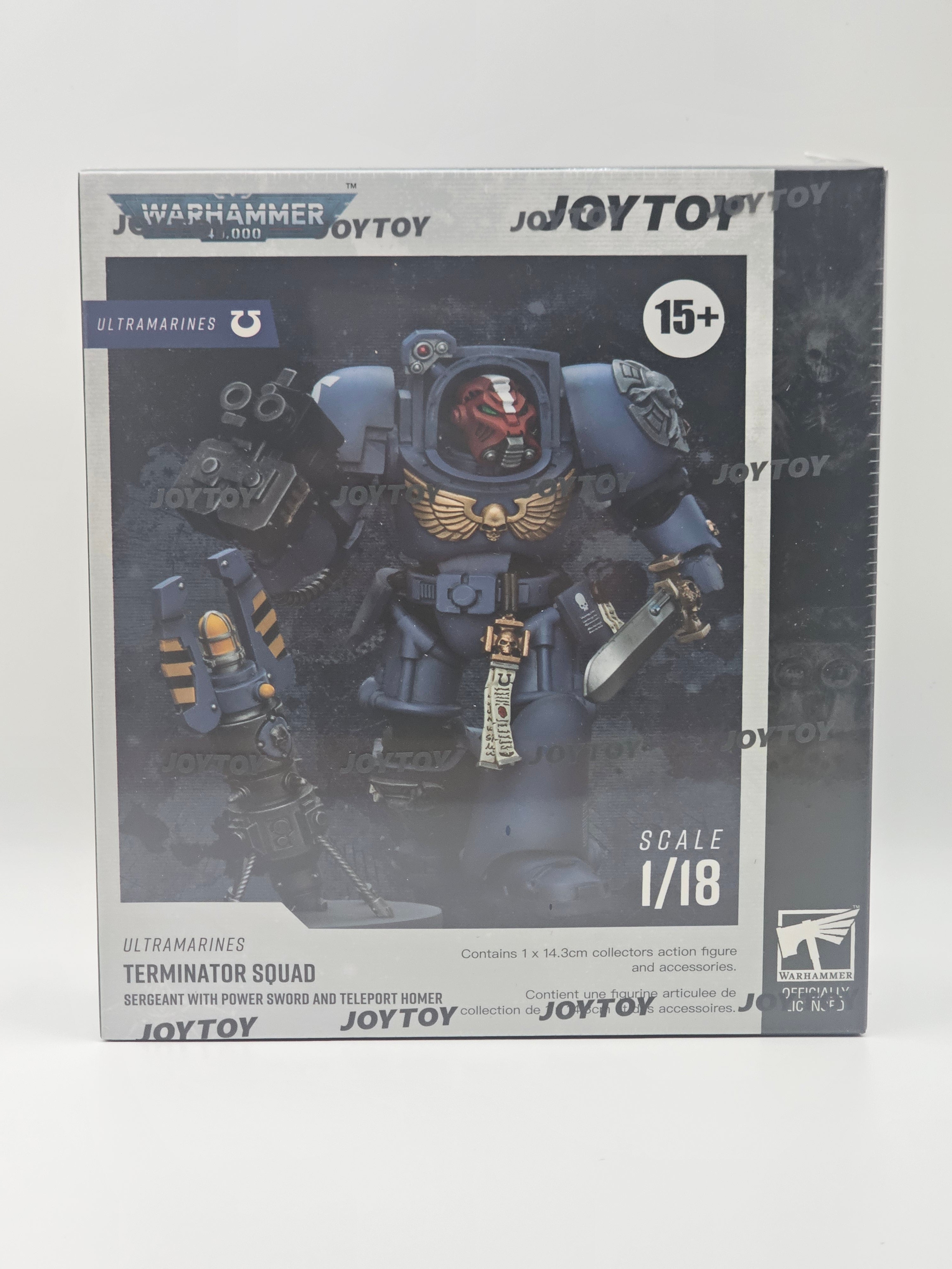Warhammer Joytoy  Ultramarines Sergeant with Power Sword and Teleport Homer