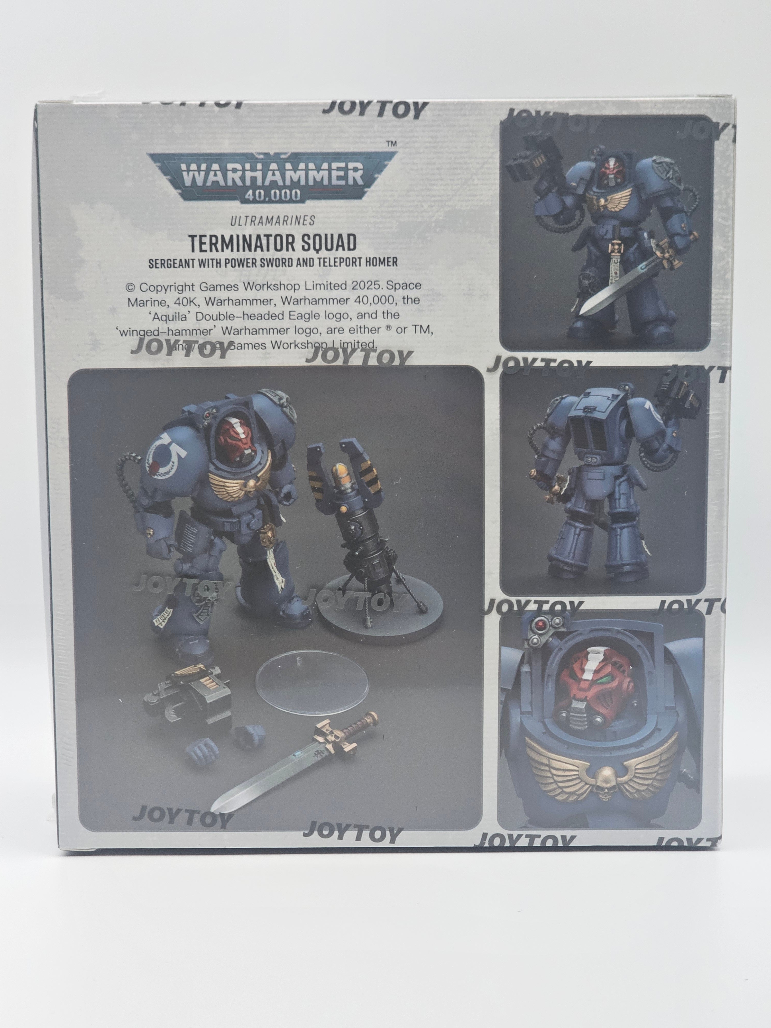Warhammer Joytoy  Ultramarines Sergeant with Power Sword and Teleport Homer