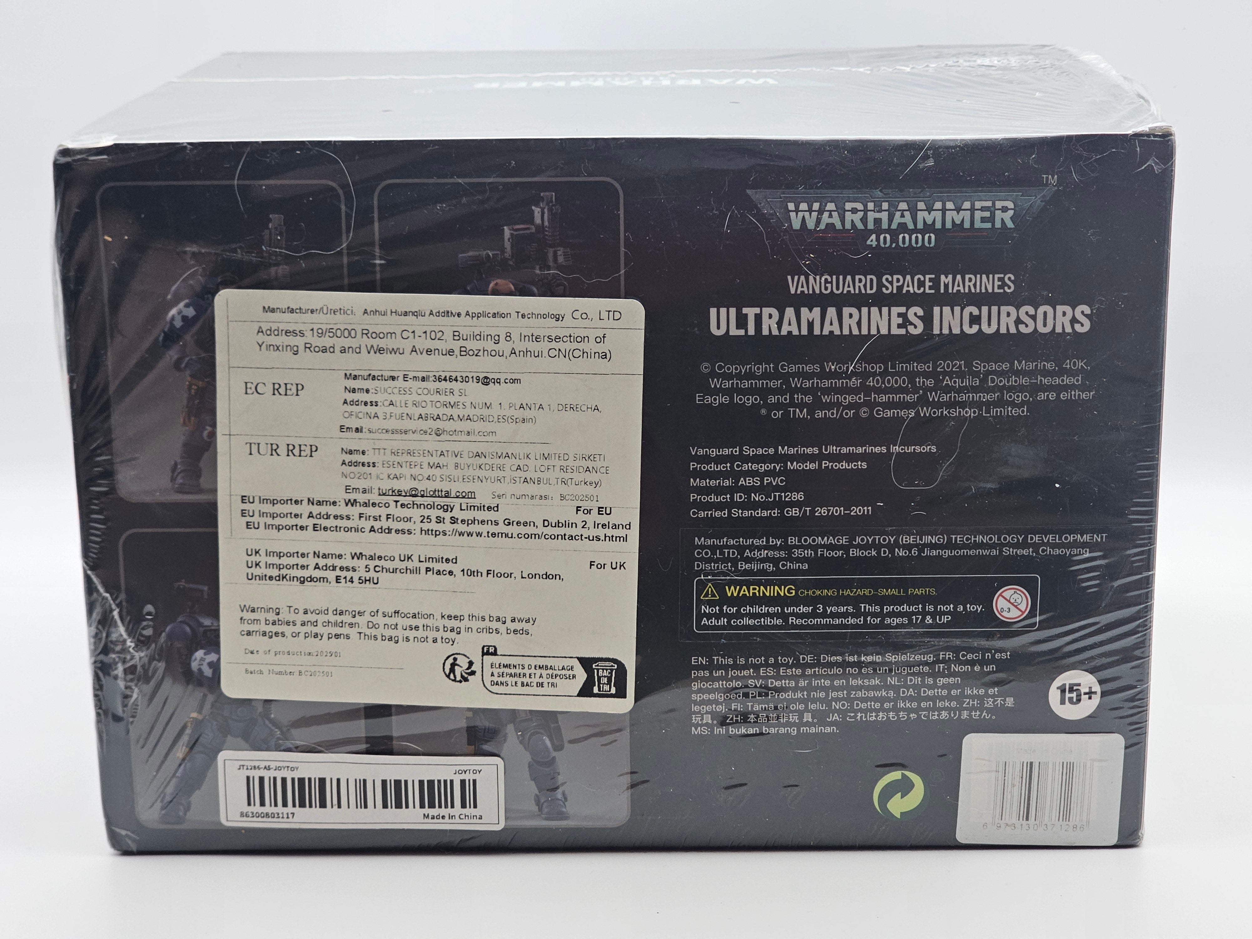 Warhammer Joytoy Vanguard Space Marines Ultramarines Incursors