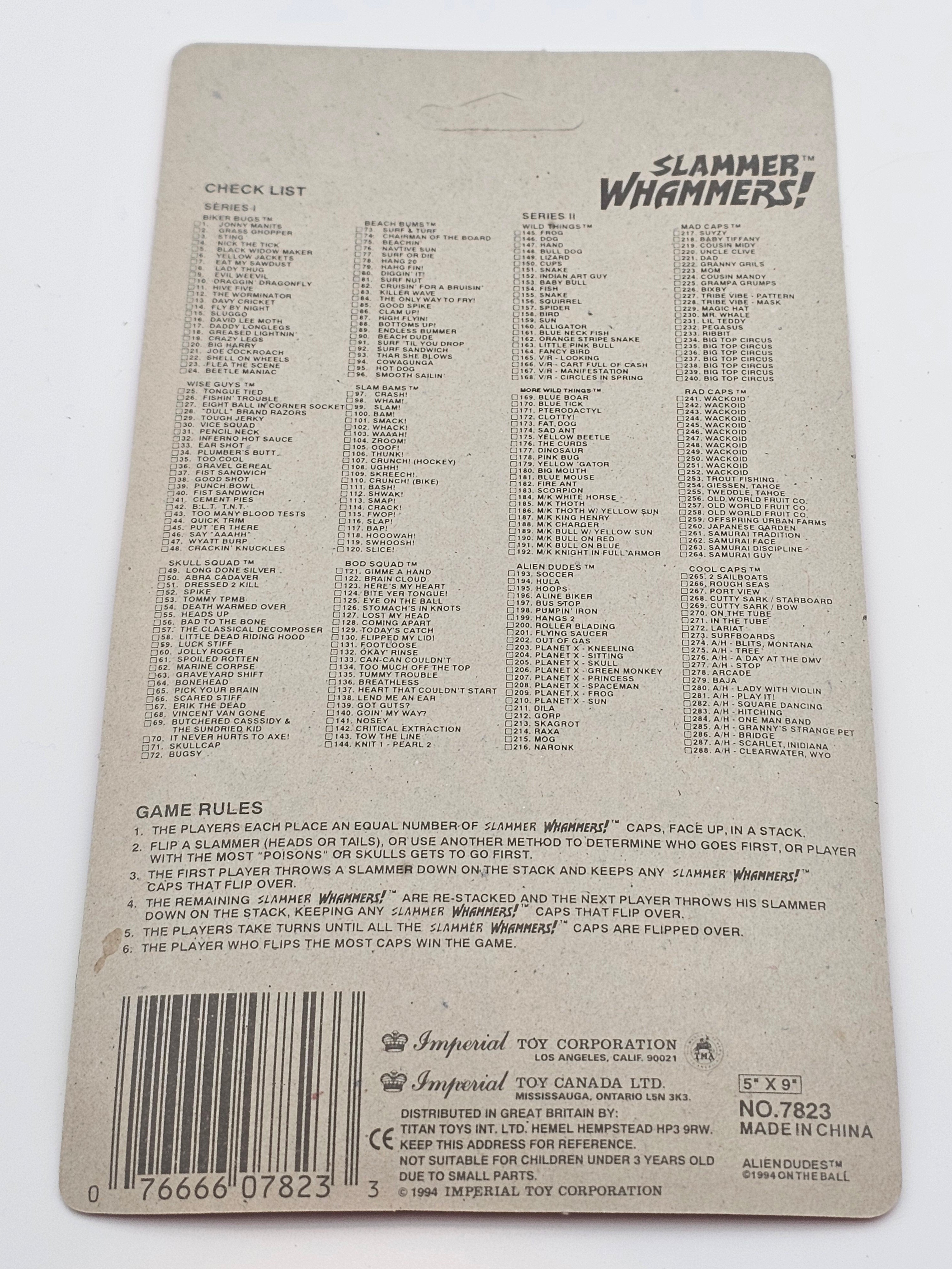 Slammer Whammers Slammer Pack Pogs