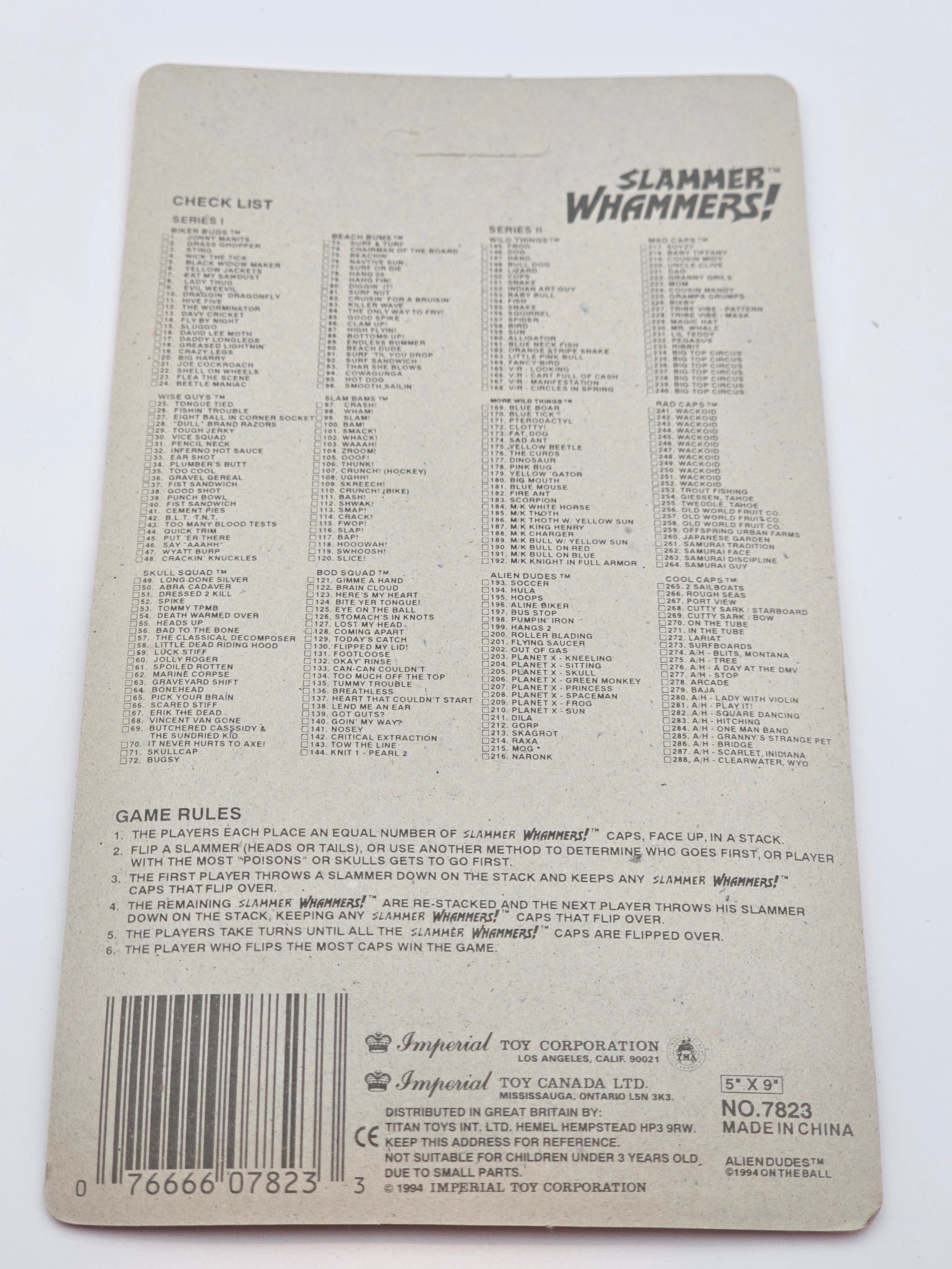 Slammer Whammers Slammer Pack Pogs