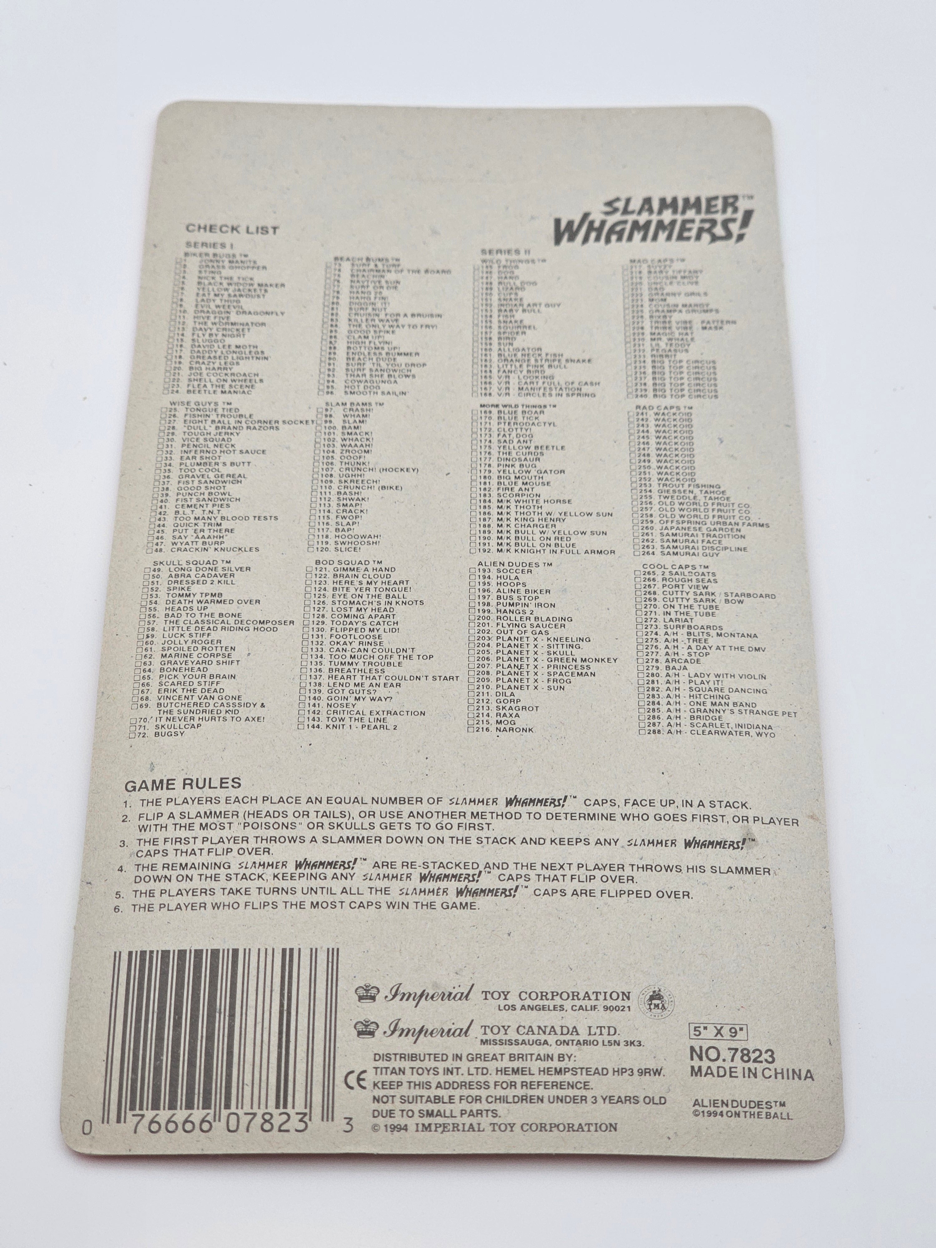 Slammer Whammers Slammer Pack Pogs