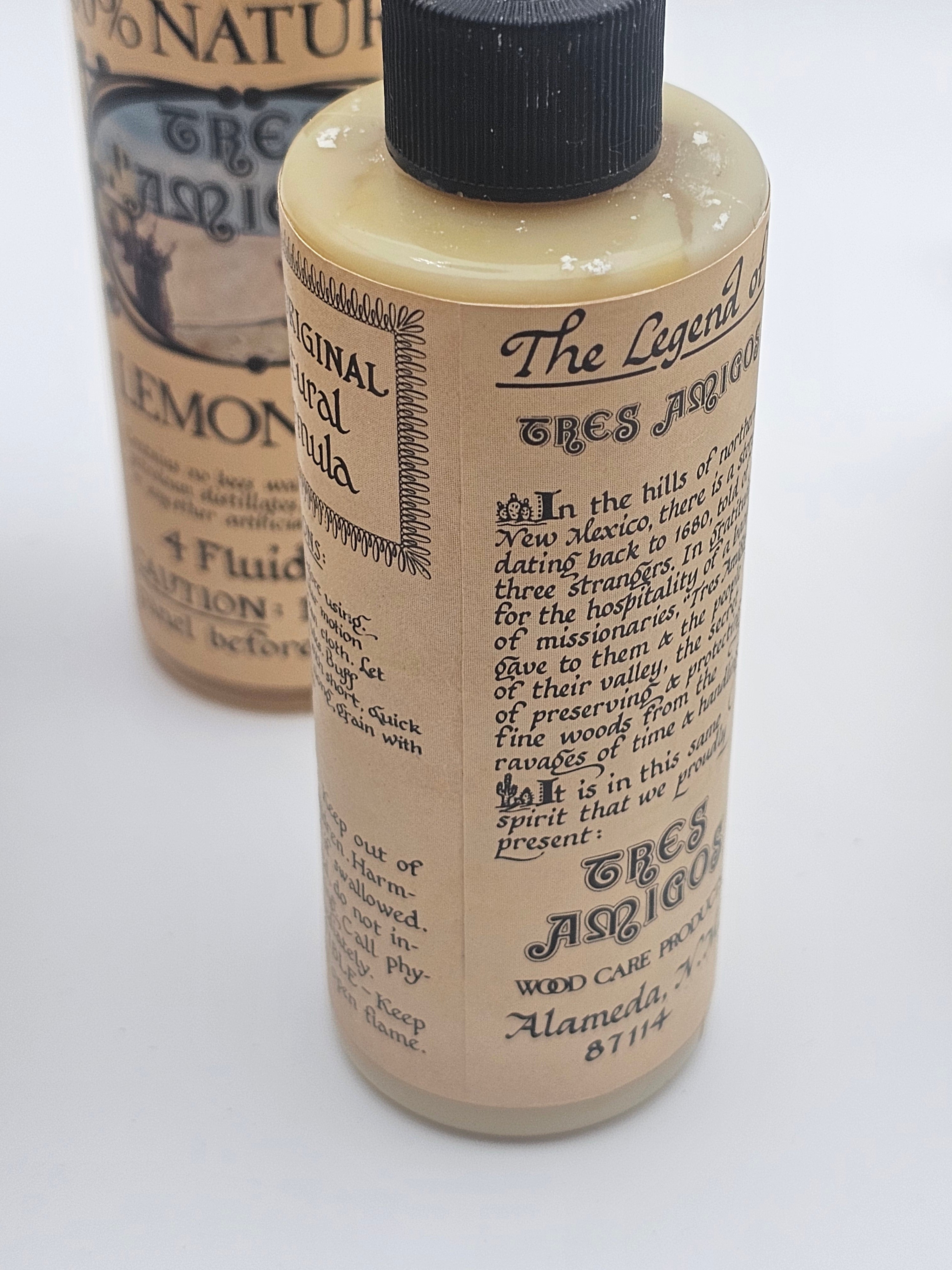 Lemon Oil & Carnauba Wax Tres Amigos Wood Care Kit