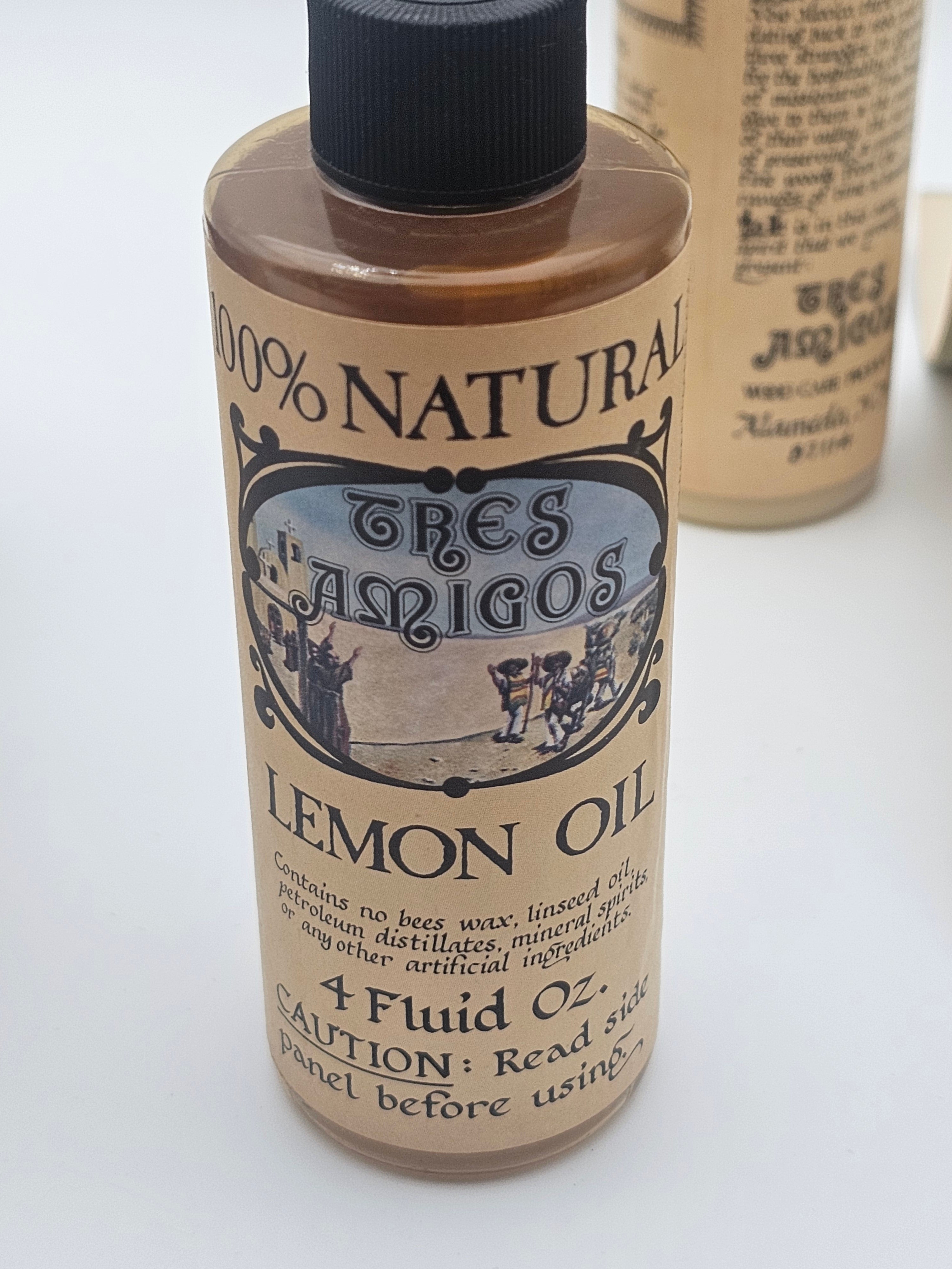Lemon Oil & Carnauba Wax Tres Amigos Wood Care Kit
