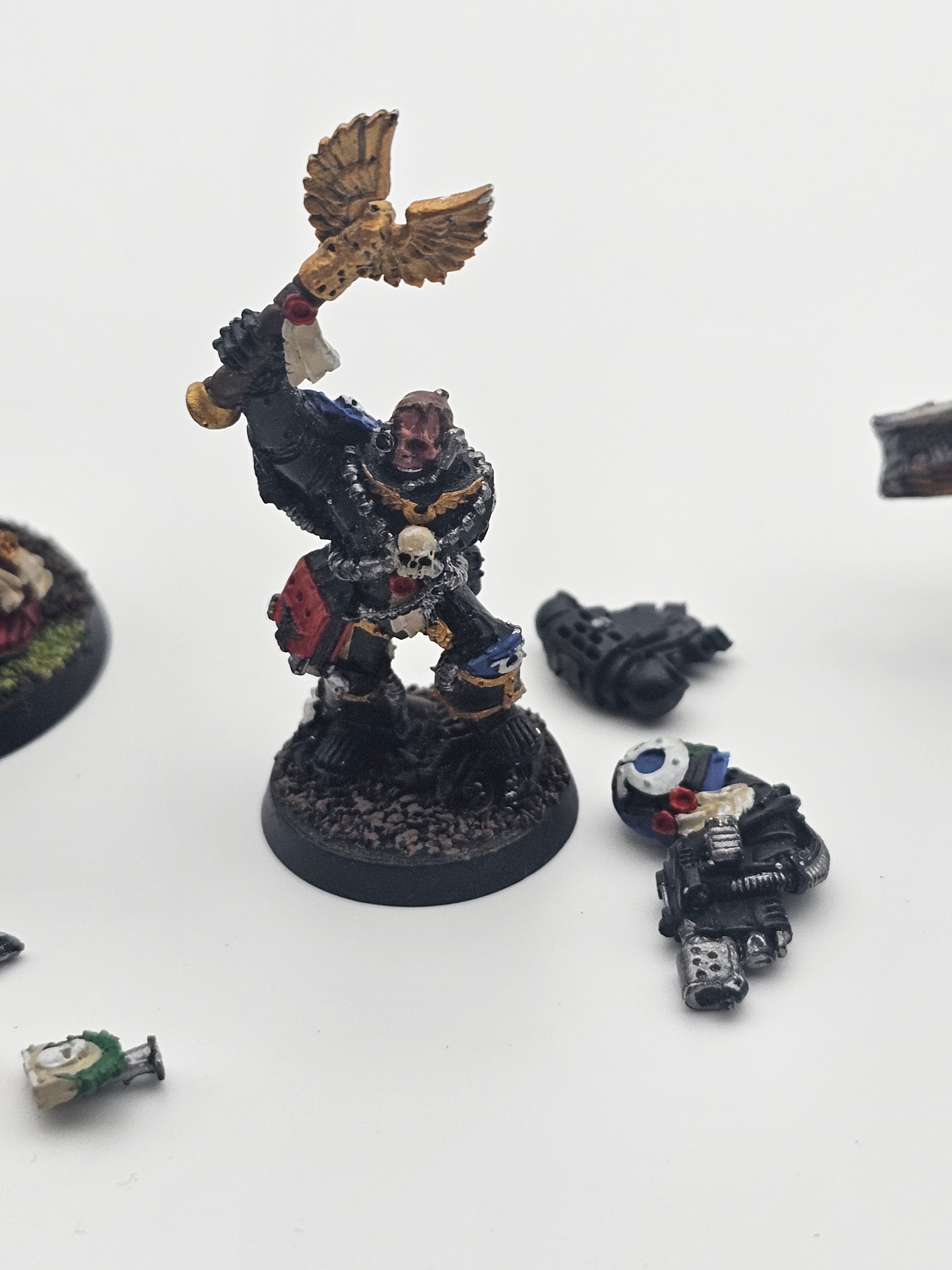 Warhammer 40k Space Marine Metal Chaplin and Librarians