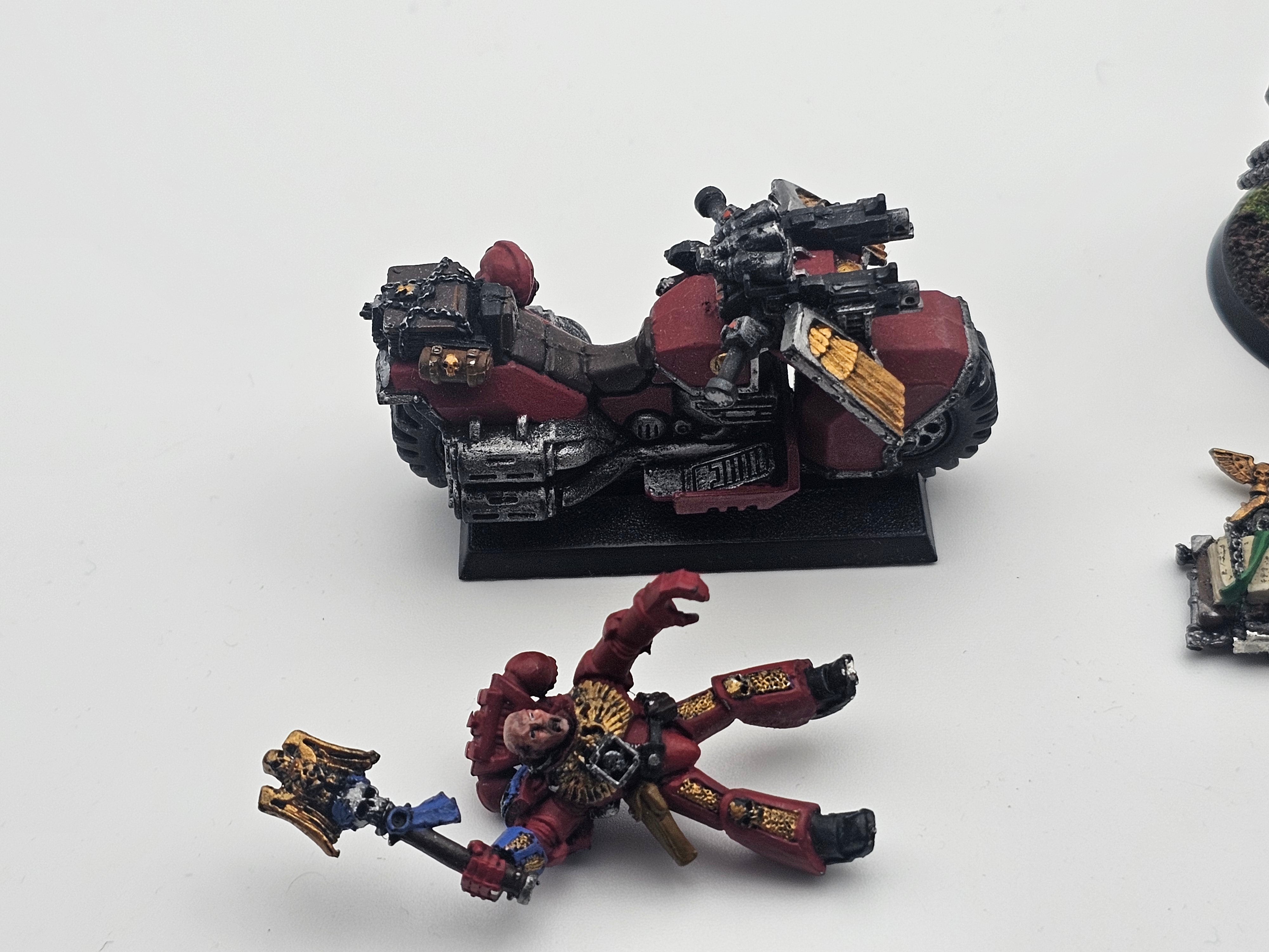 Warhammer 40k Space Marine Metal Chaplin and Librarians