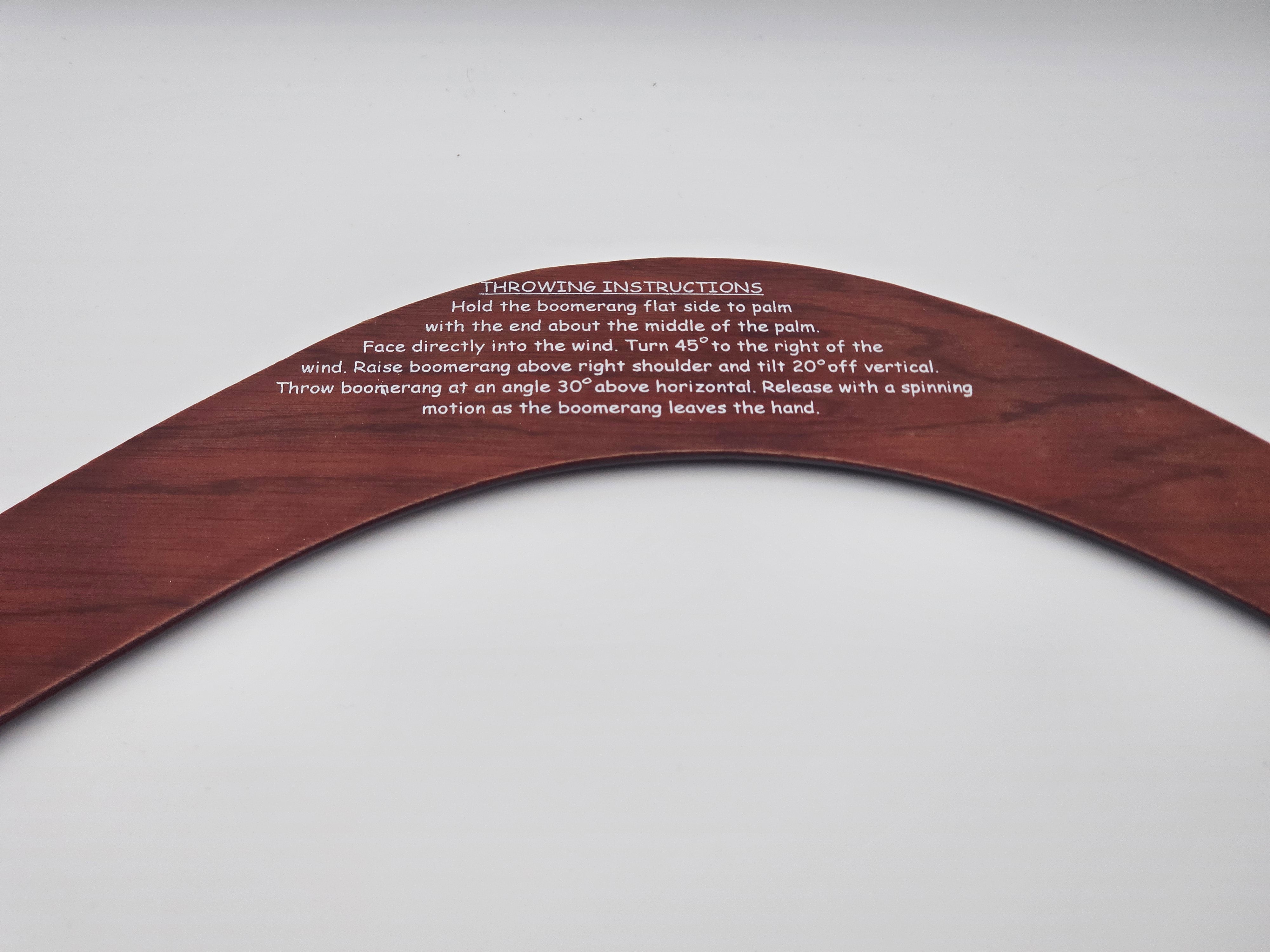 Wooden Boomerang