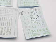 Warhammer Necron Transfer Sheets