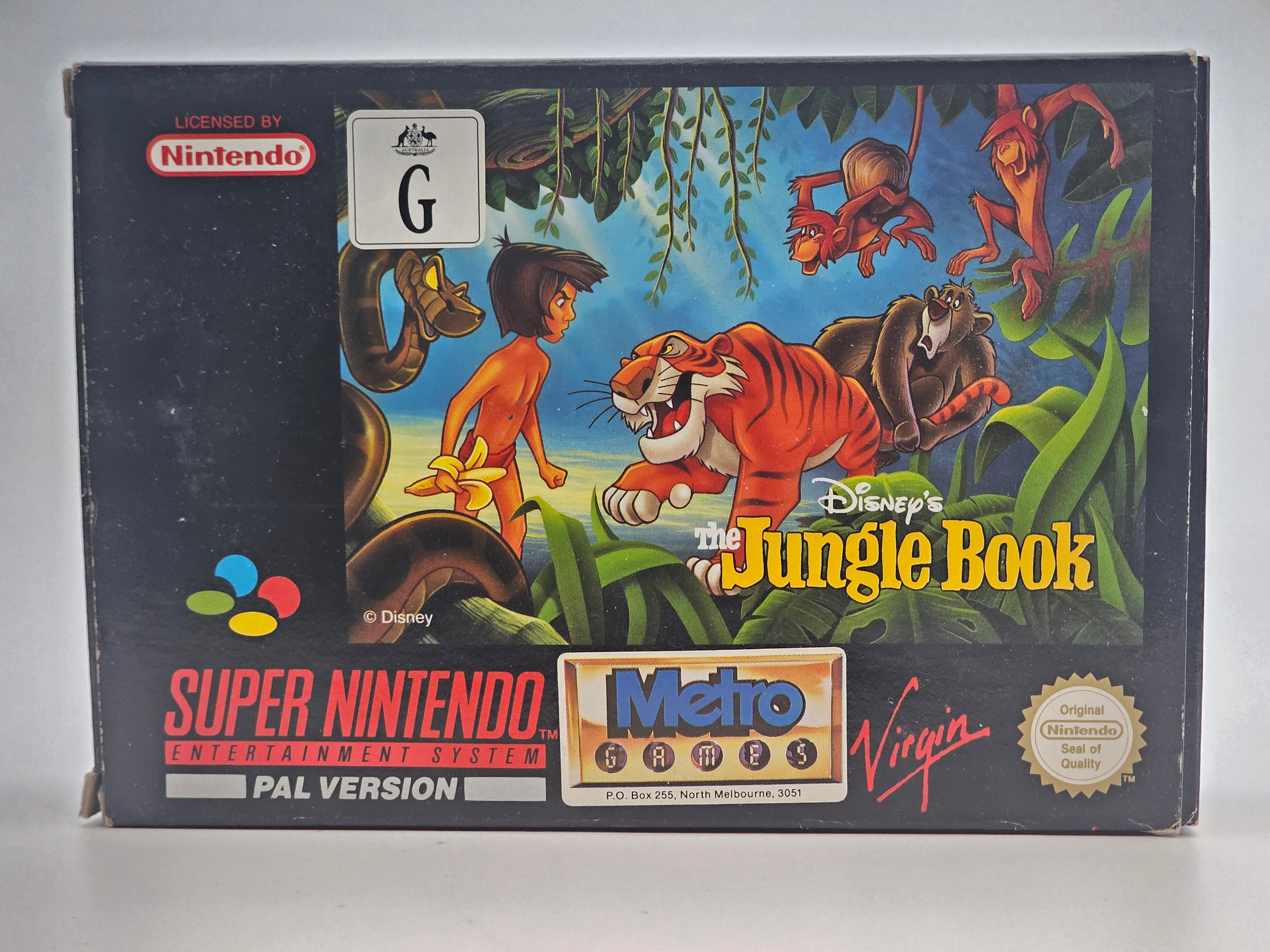 Super Nintendo - Disney's the Jungle Book Boxed