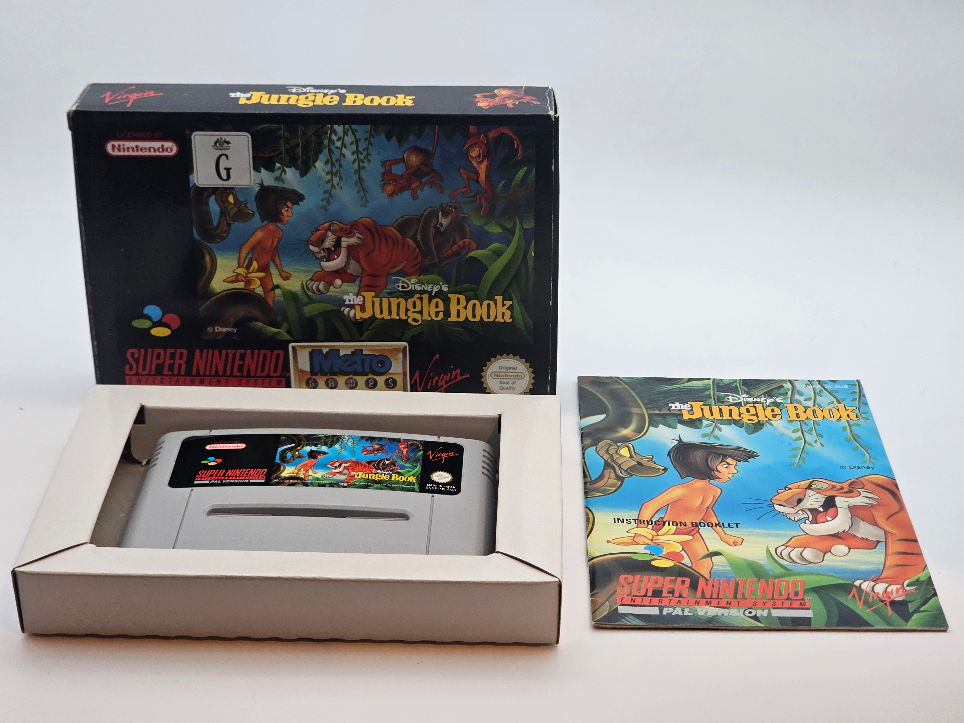 Super Nintendo - Disney's the Jungle Book Boxed