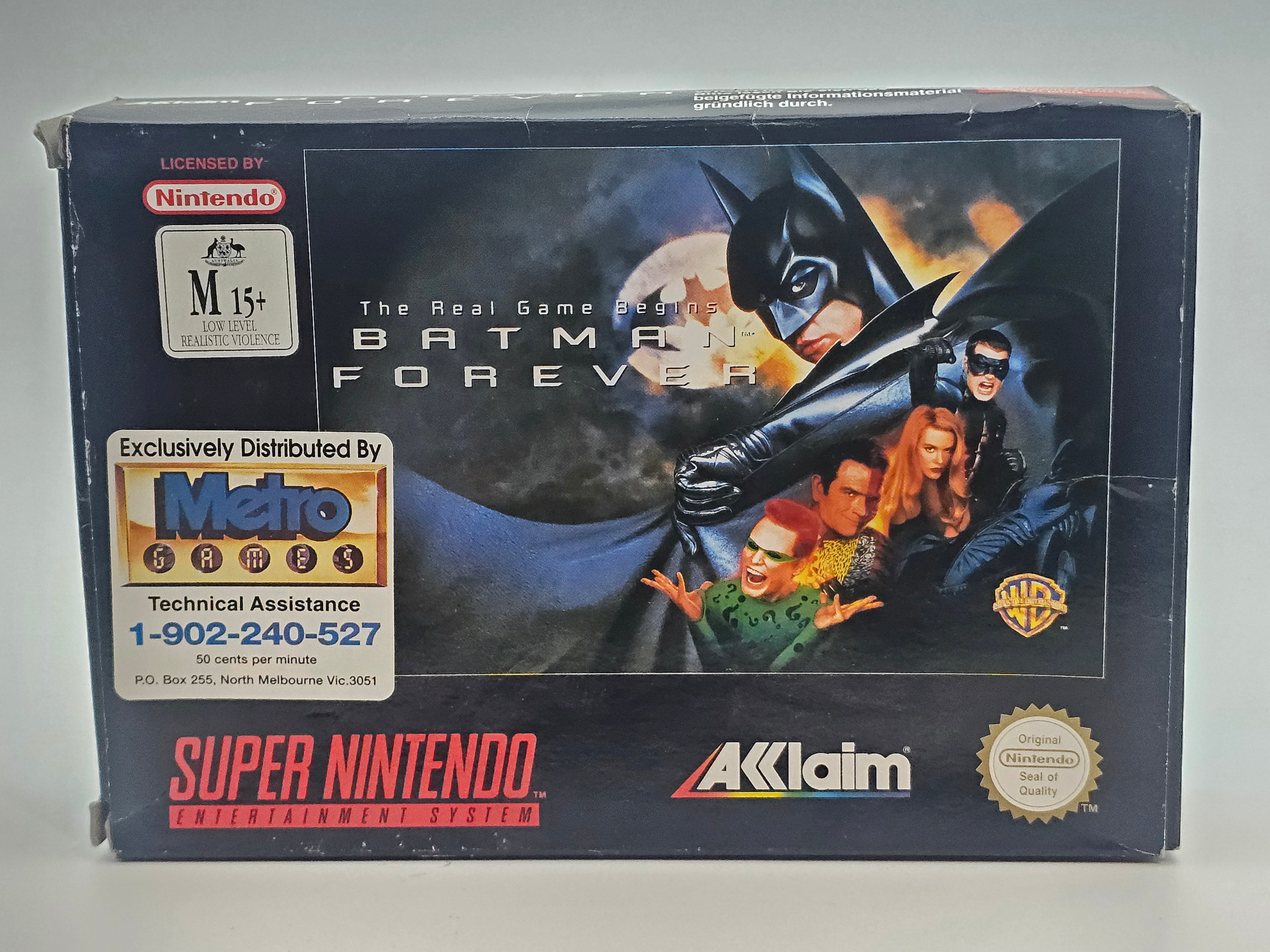 Super Nintendo - Batman Forever PAL Boxed