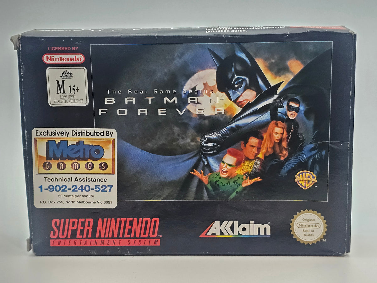 Super Nintendo - Batman Forever PAL Boxed