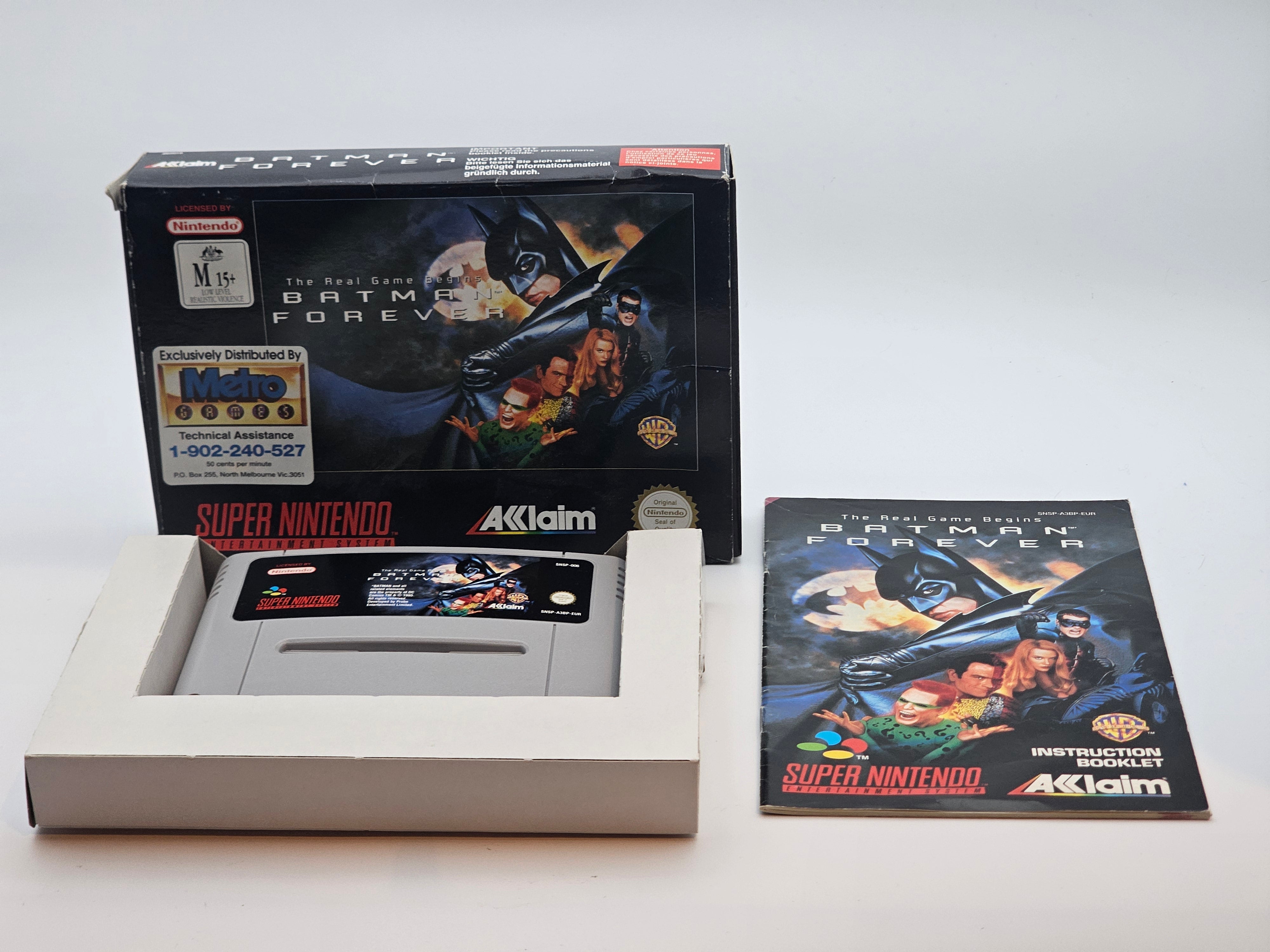Super Nintendo - Batman Forever PAL Boxed