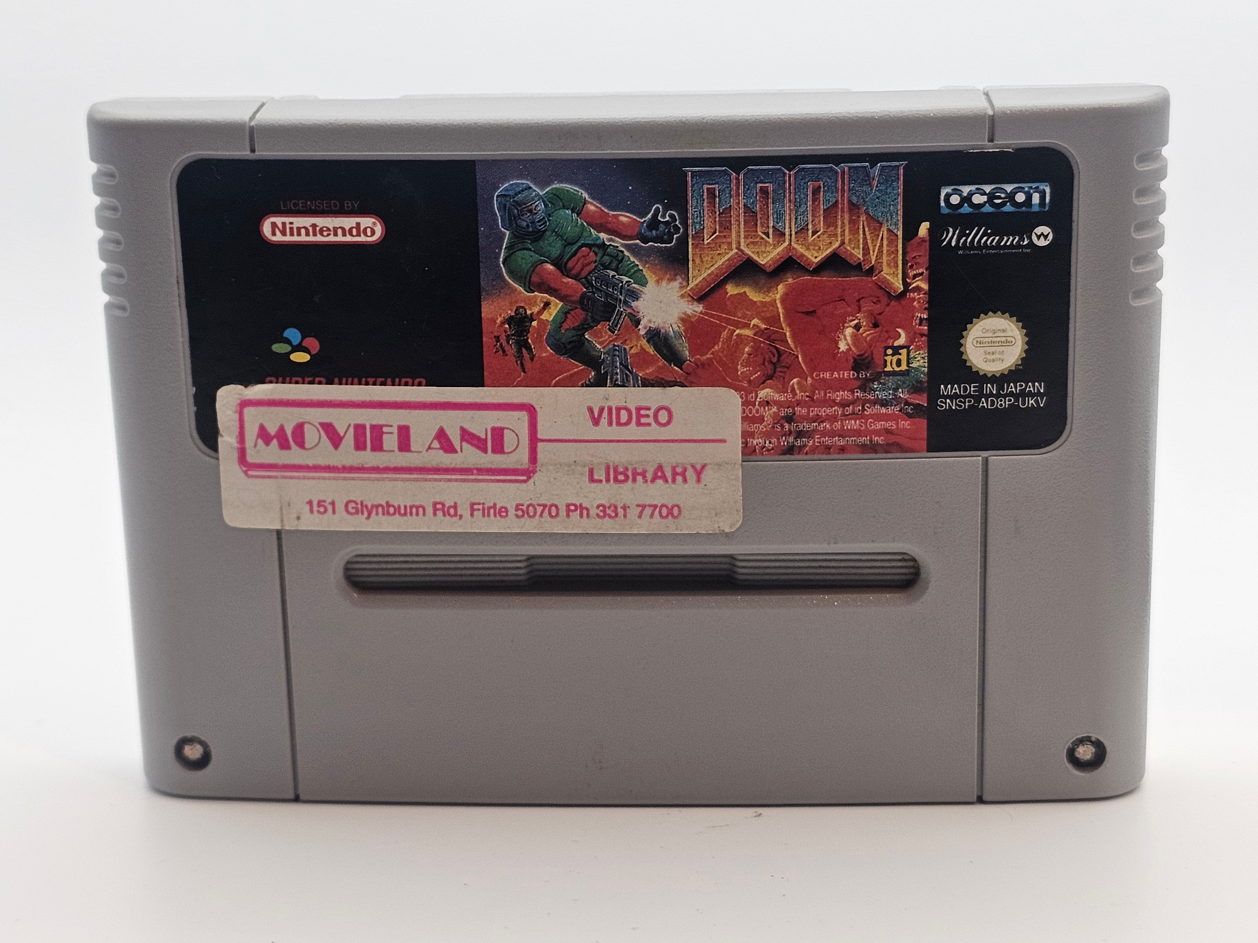 Super Nintendo - DOOM PAL Boxed