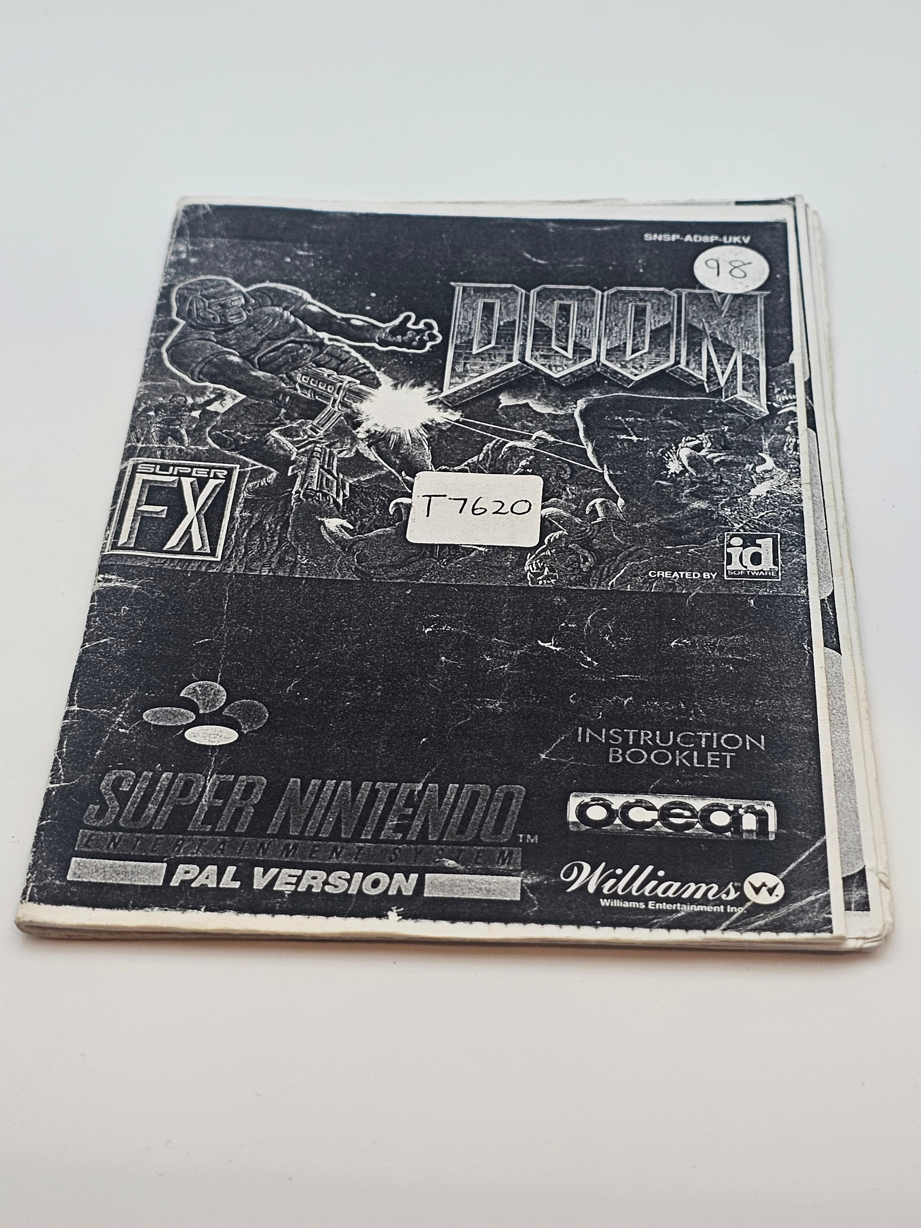 Super Nintendo - DOOM PAL Boxed
