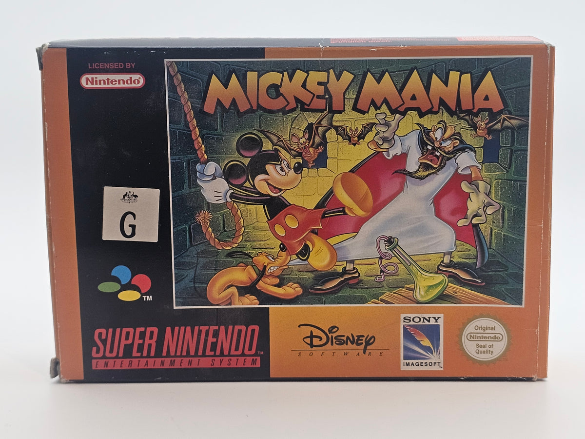 Super Nintendo - Disney Mickey Mania PAL Boxed