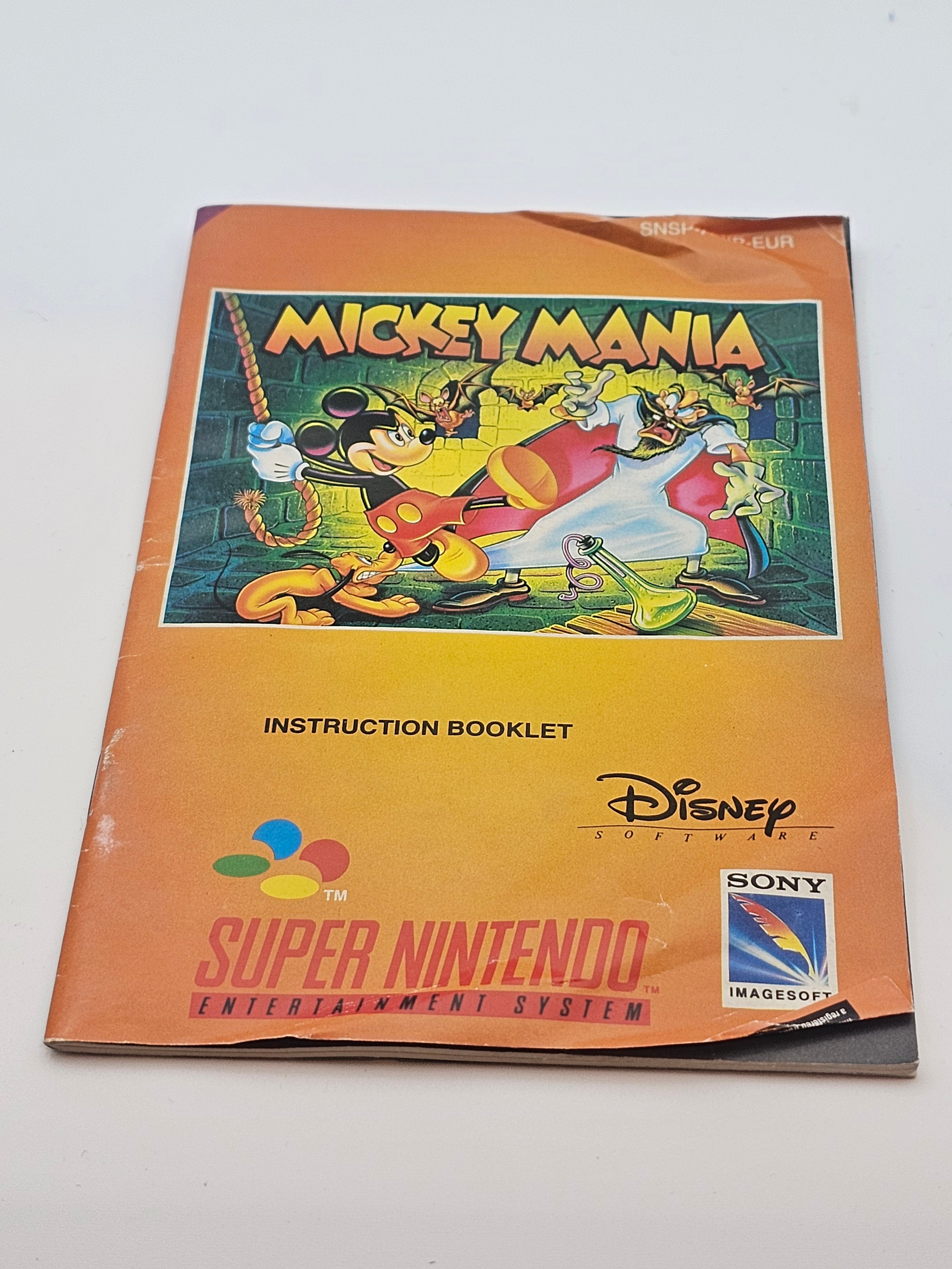 Super Nintendo - Disney Mickey Mania PAL Boxed