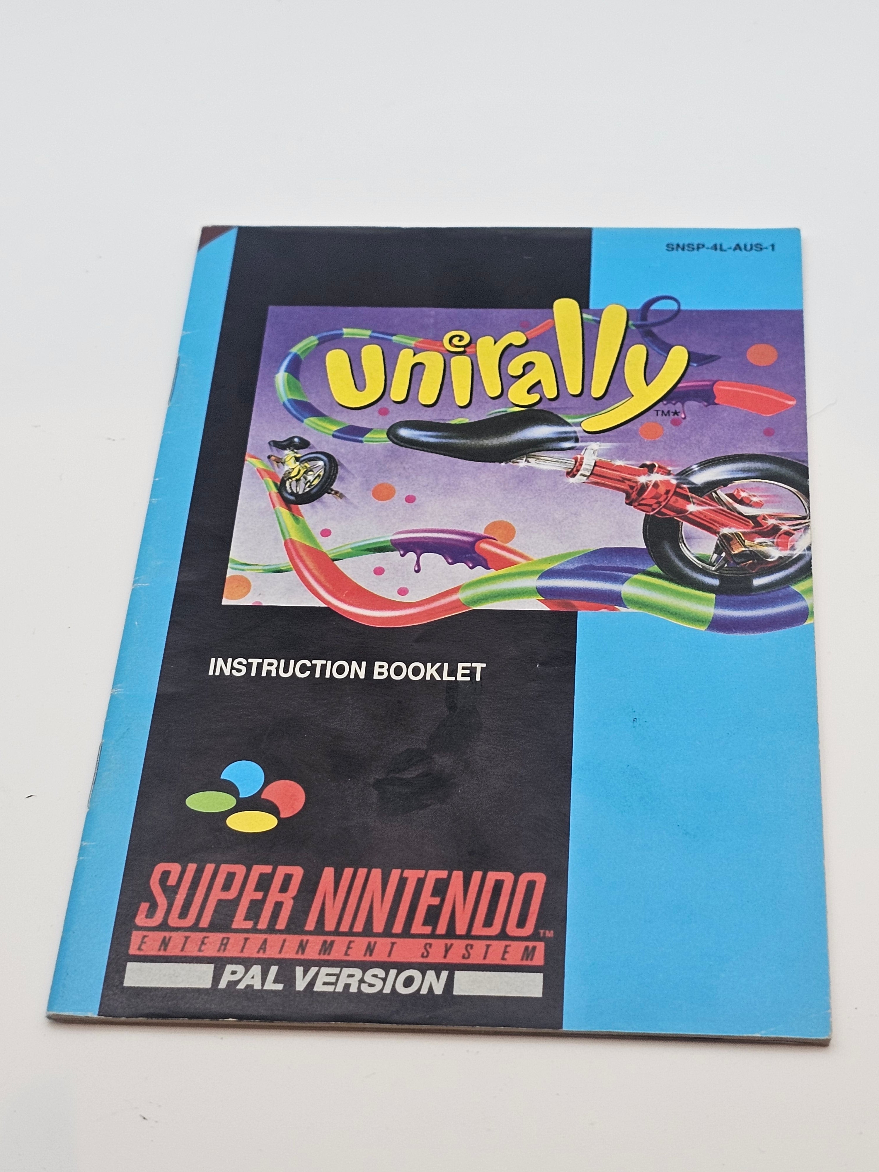 Super Nintendo - Unirally Boxed