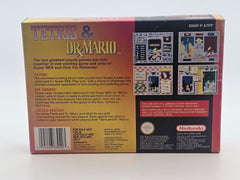 Super Nintendo - Tetris & Dr Mario PAL Boxed
