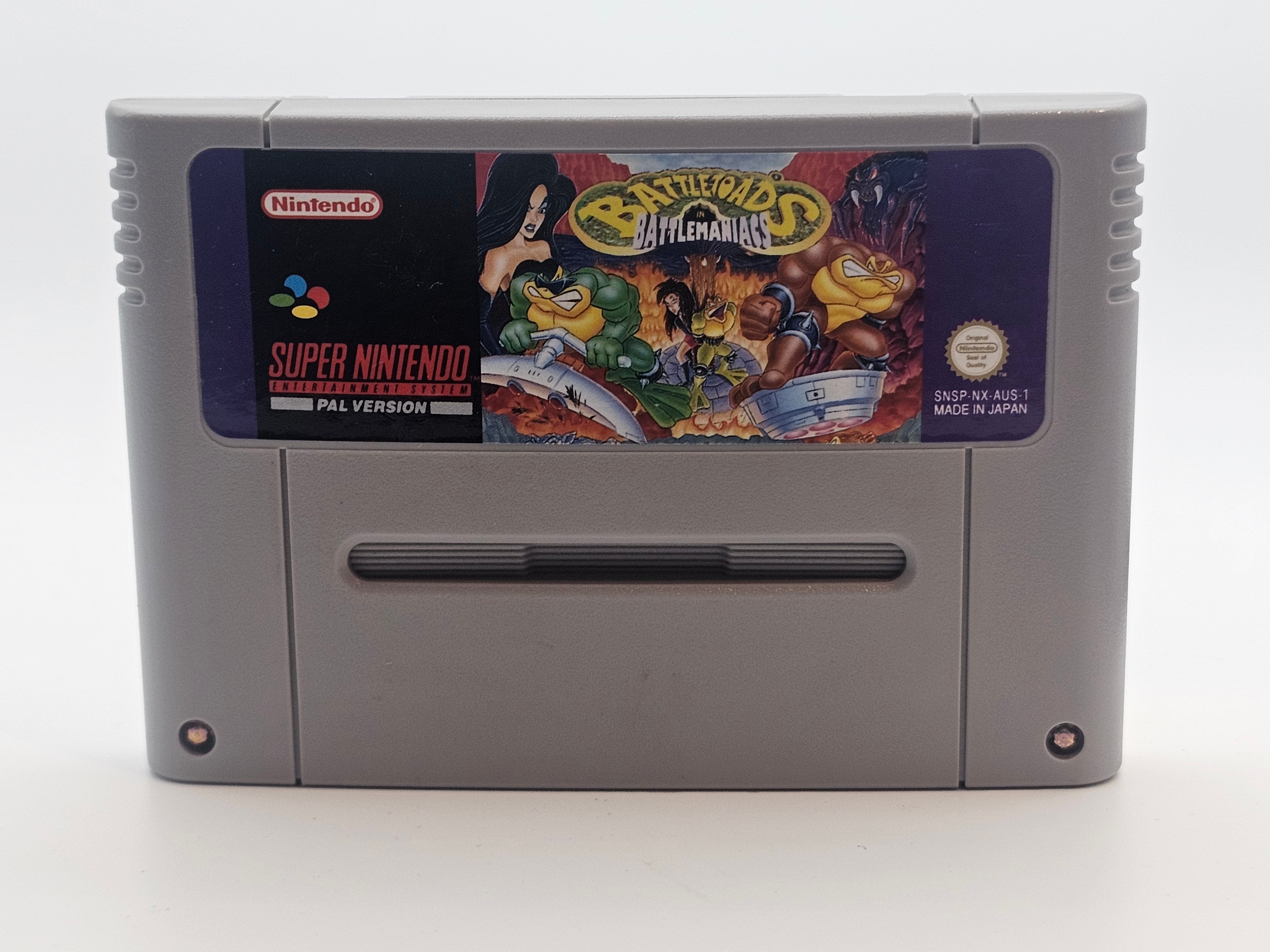 Super Nintendo - Battletoads in Battlemaniacs PAL Boxed
