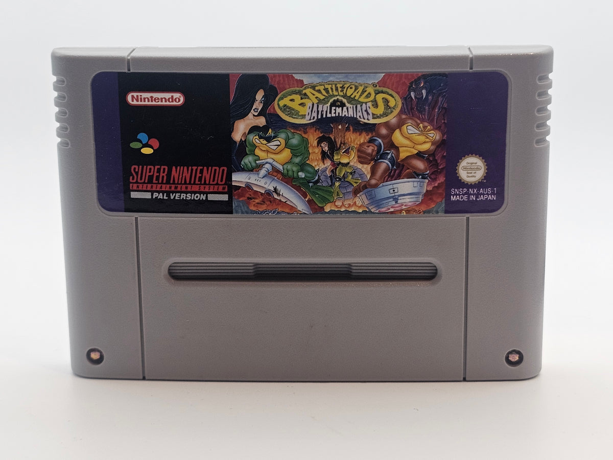 Super Nintendo - Battletoads in Battlemaniacs PAL Boxed