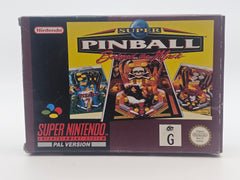 Super Nintendo - Super Pinball Behind the Mask PAL Boxed