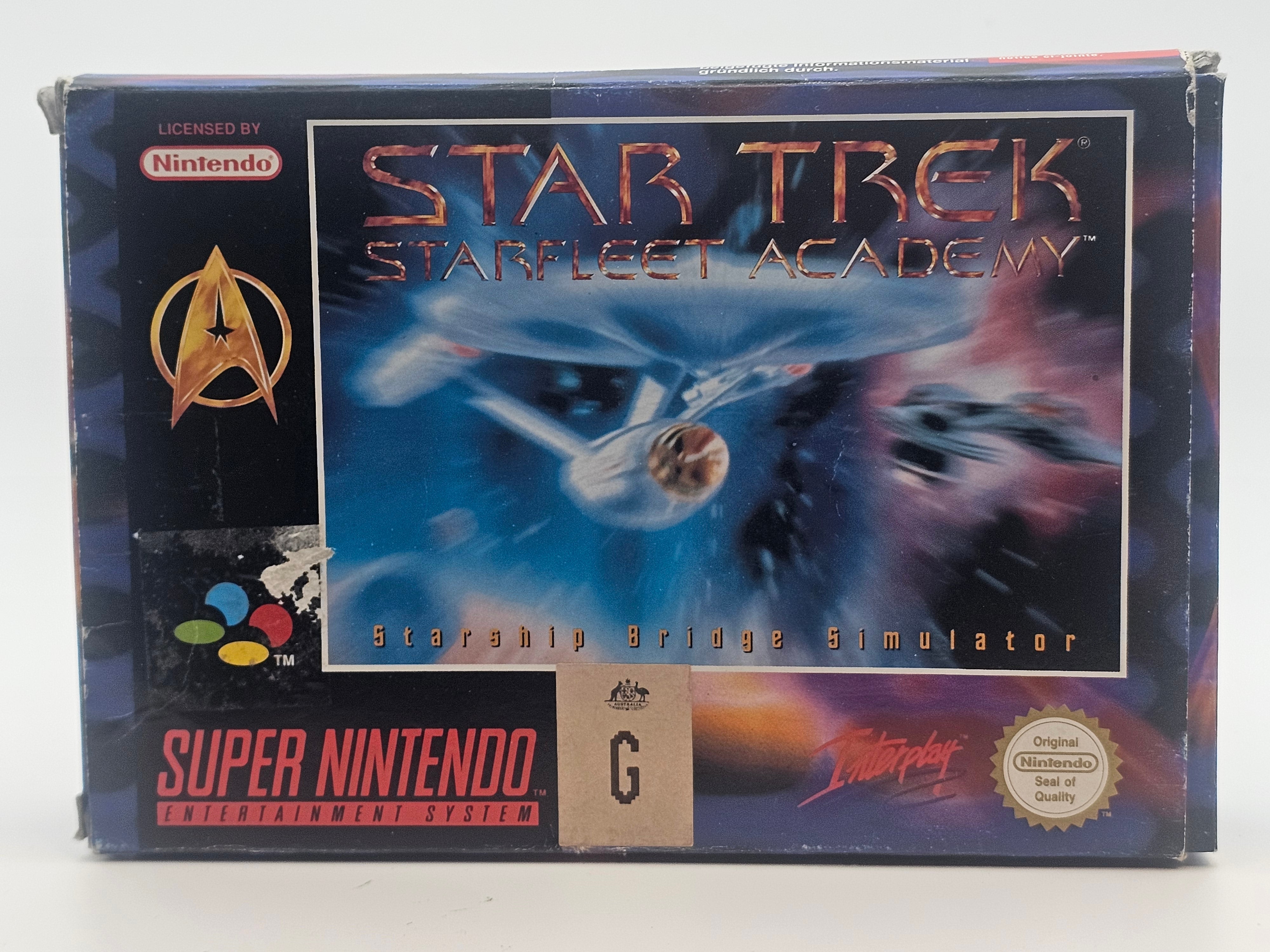 Super Nintendo - Star Trek Starfleet Academy PAL Boxed