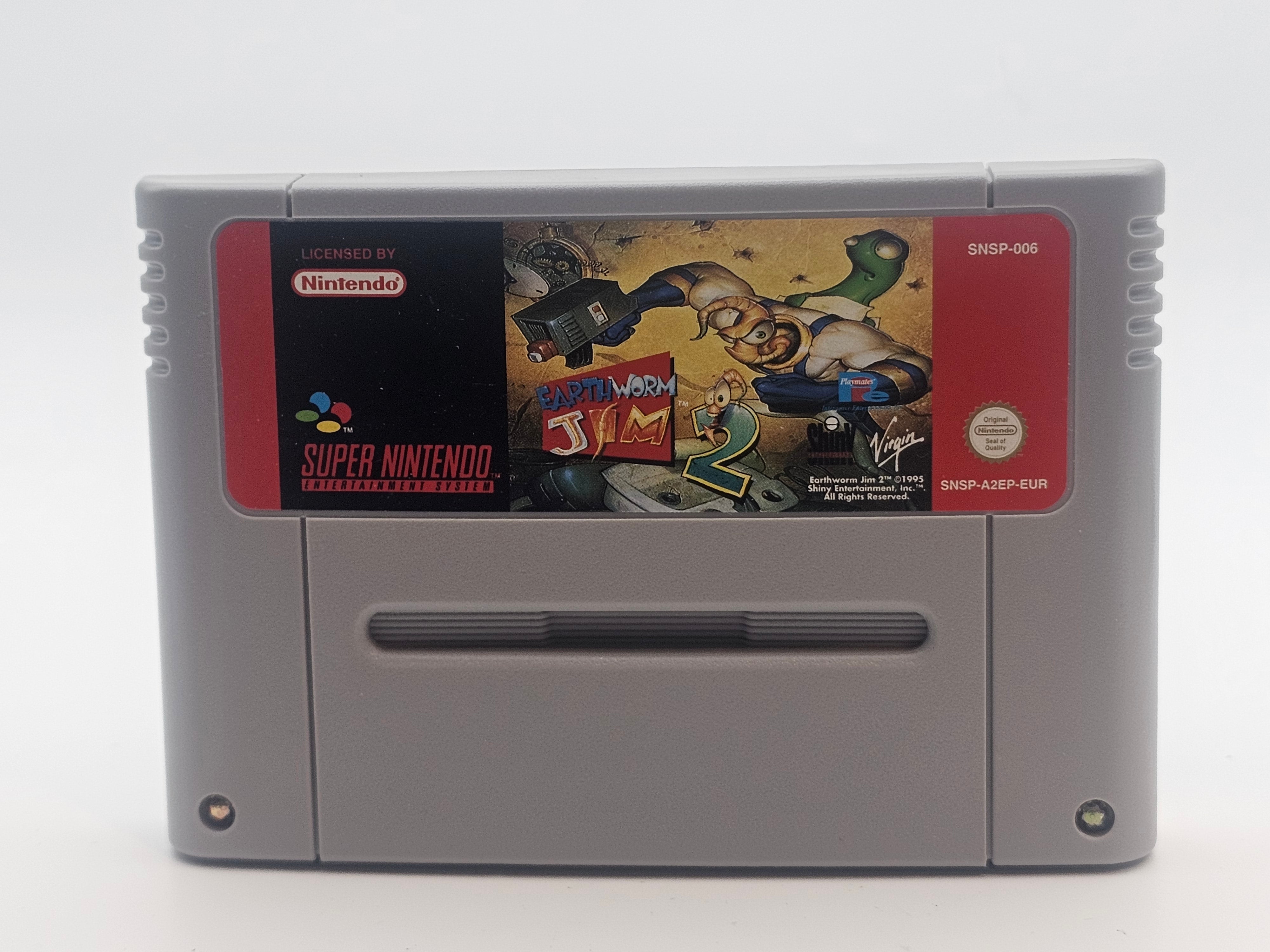Super Nintendo - Earthworm Jim 2 PAL Boxed