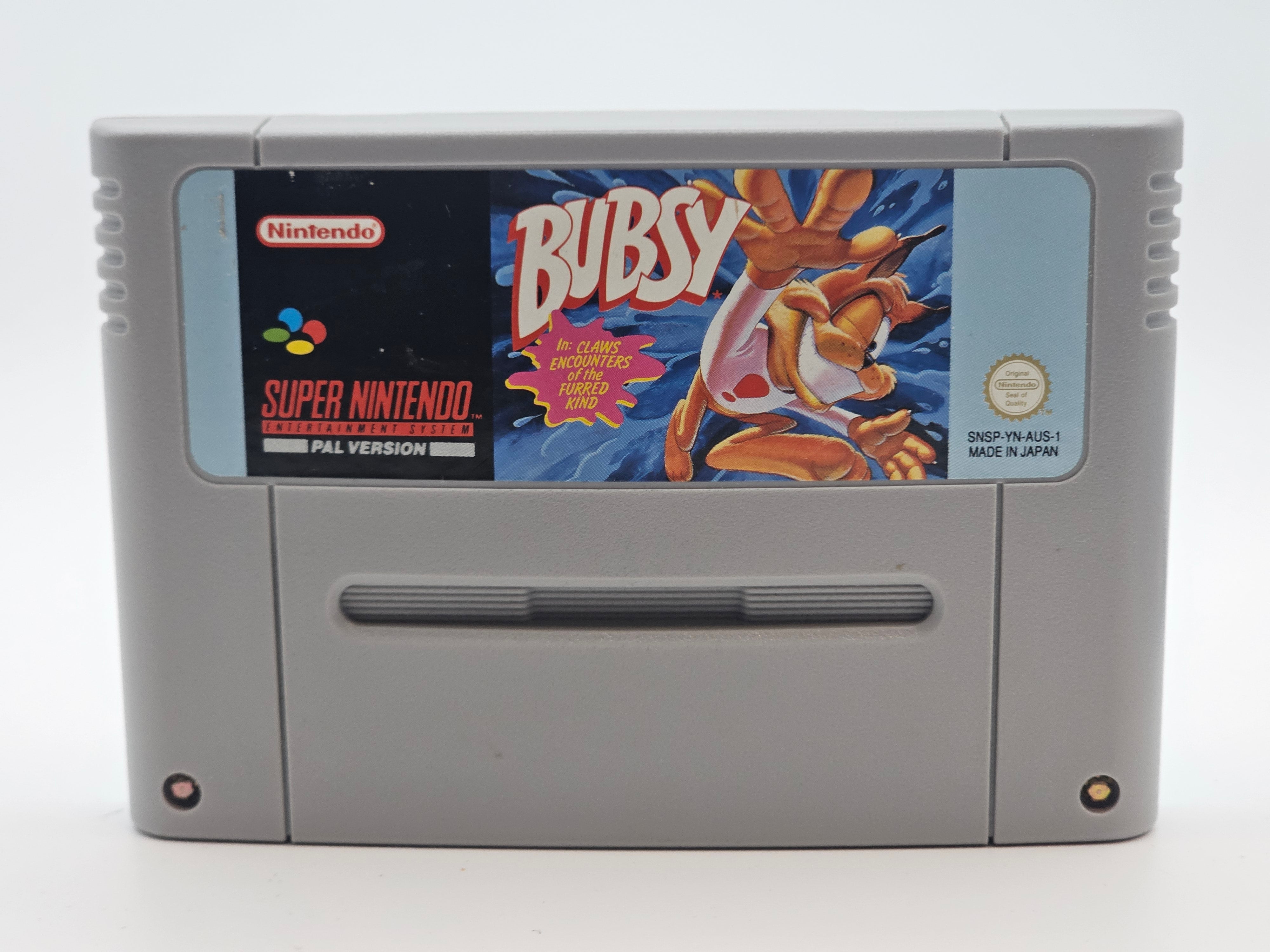 Super Nintendo - Bubsy PAL Boxed