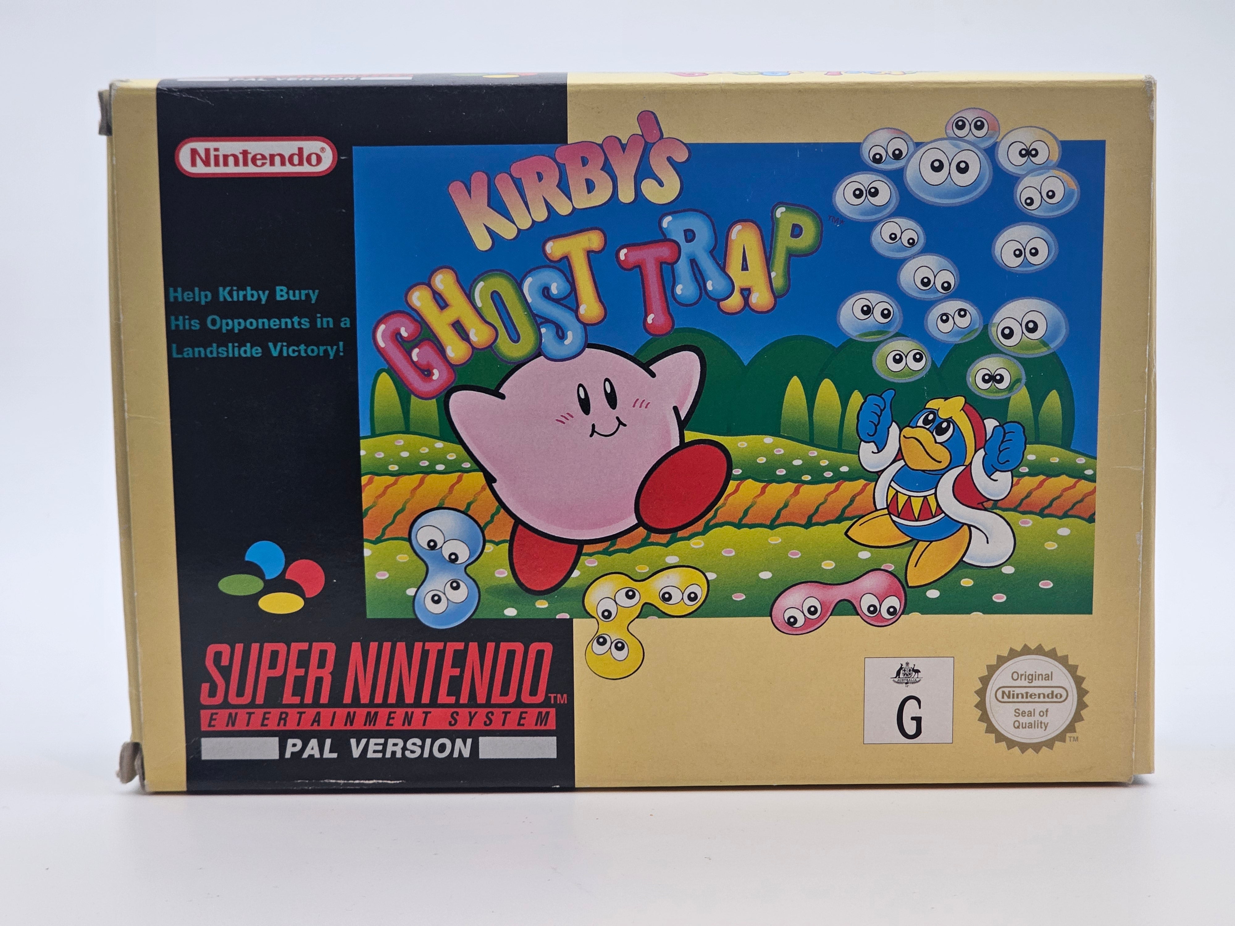 Super Nintendo - Kirby's Ghost Trap PAL Boxed
