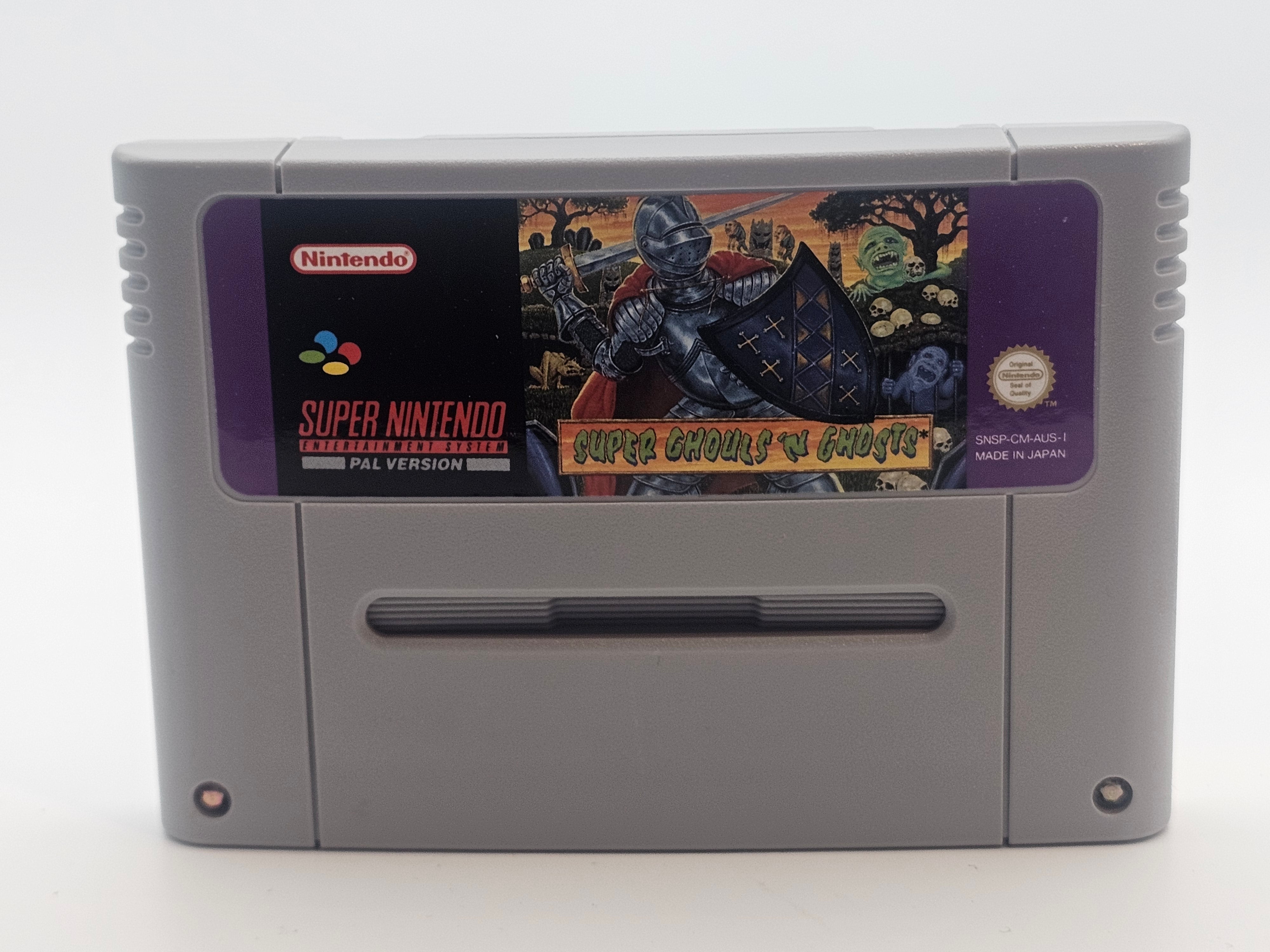Super Nintendo - Super Ghouls N Ghosts PAL Boxed