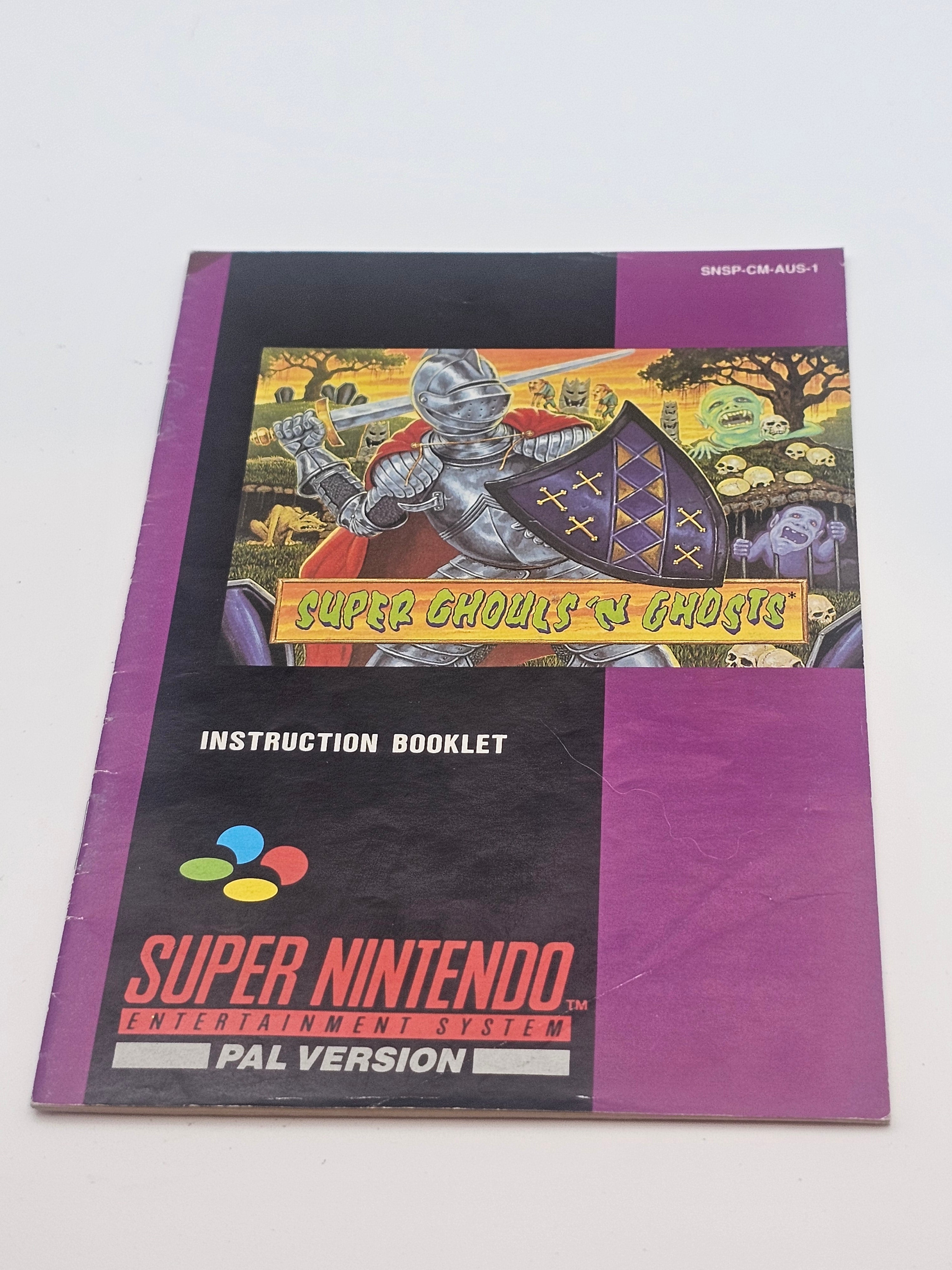 Super Nintendo - Super Ghouls N Ghosts PAL Boxed