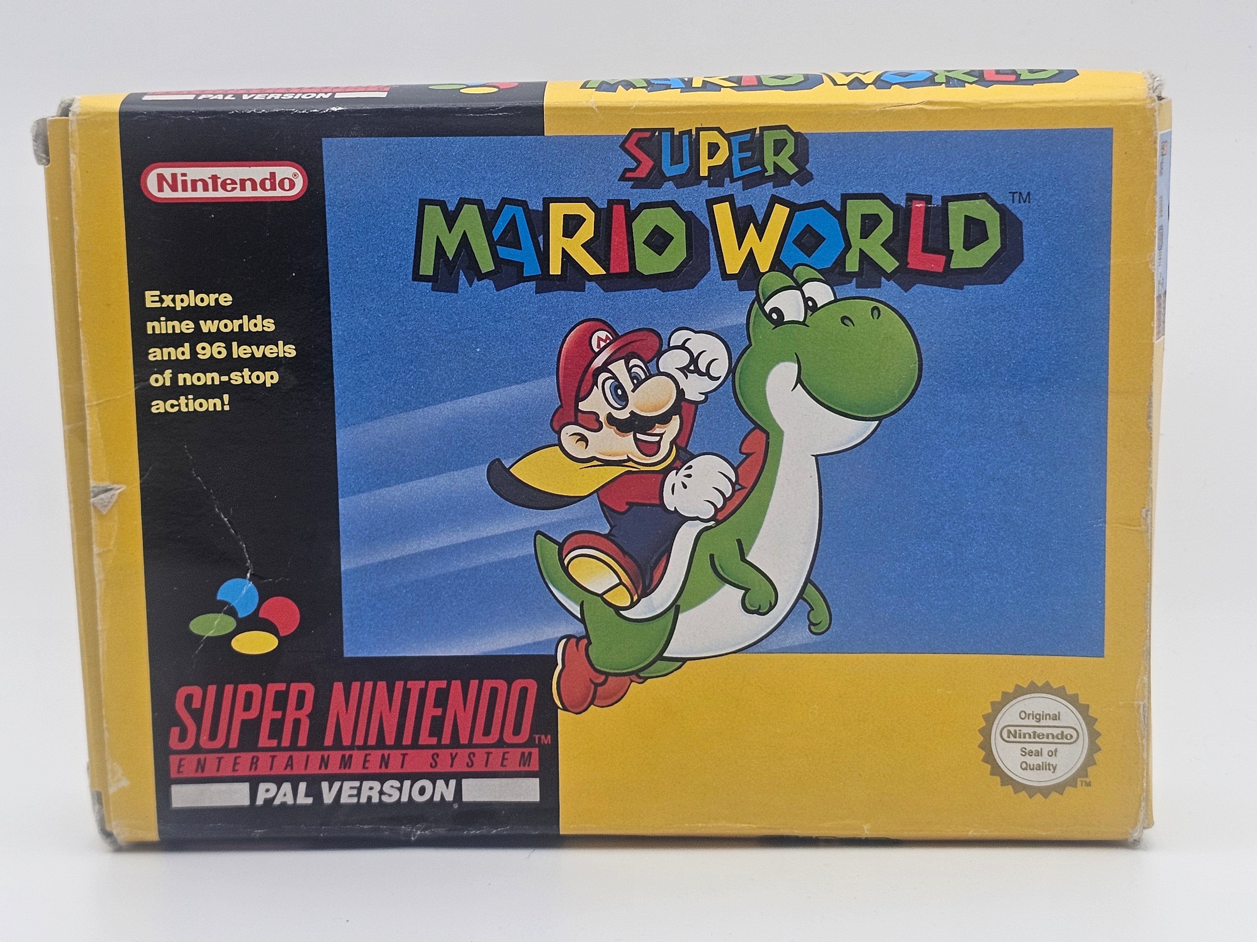 Super Nintendo - Super Mario World PAL Boxed