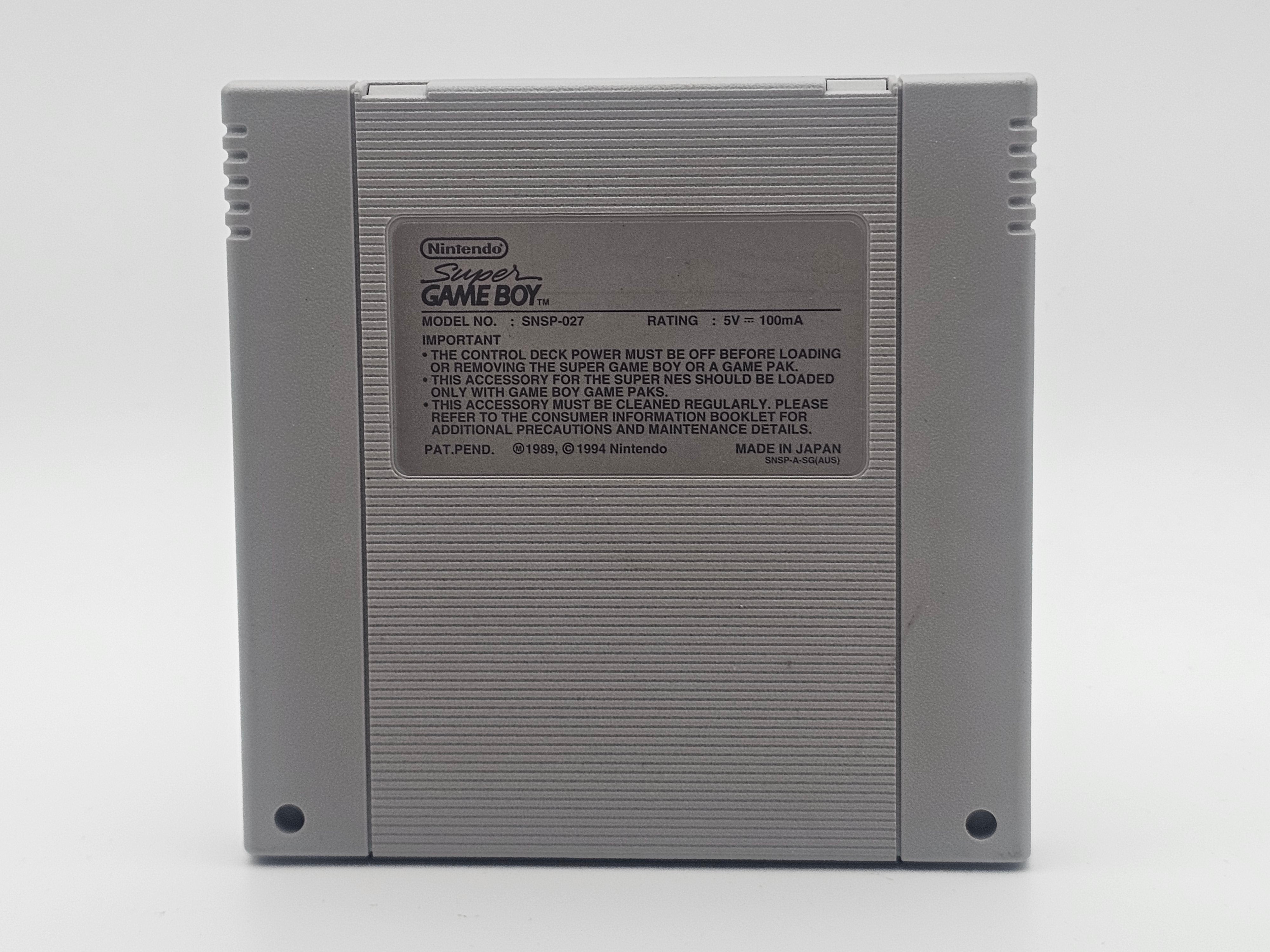 Super Nintendo - Super Game Boy PAL Boxed