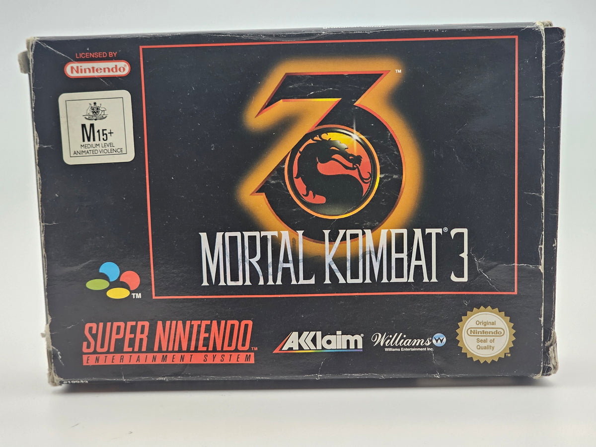 Super Nintendo - Mortal Kombat 3 PAL Boxed
