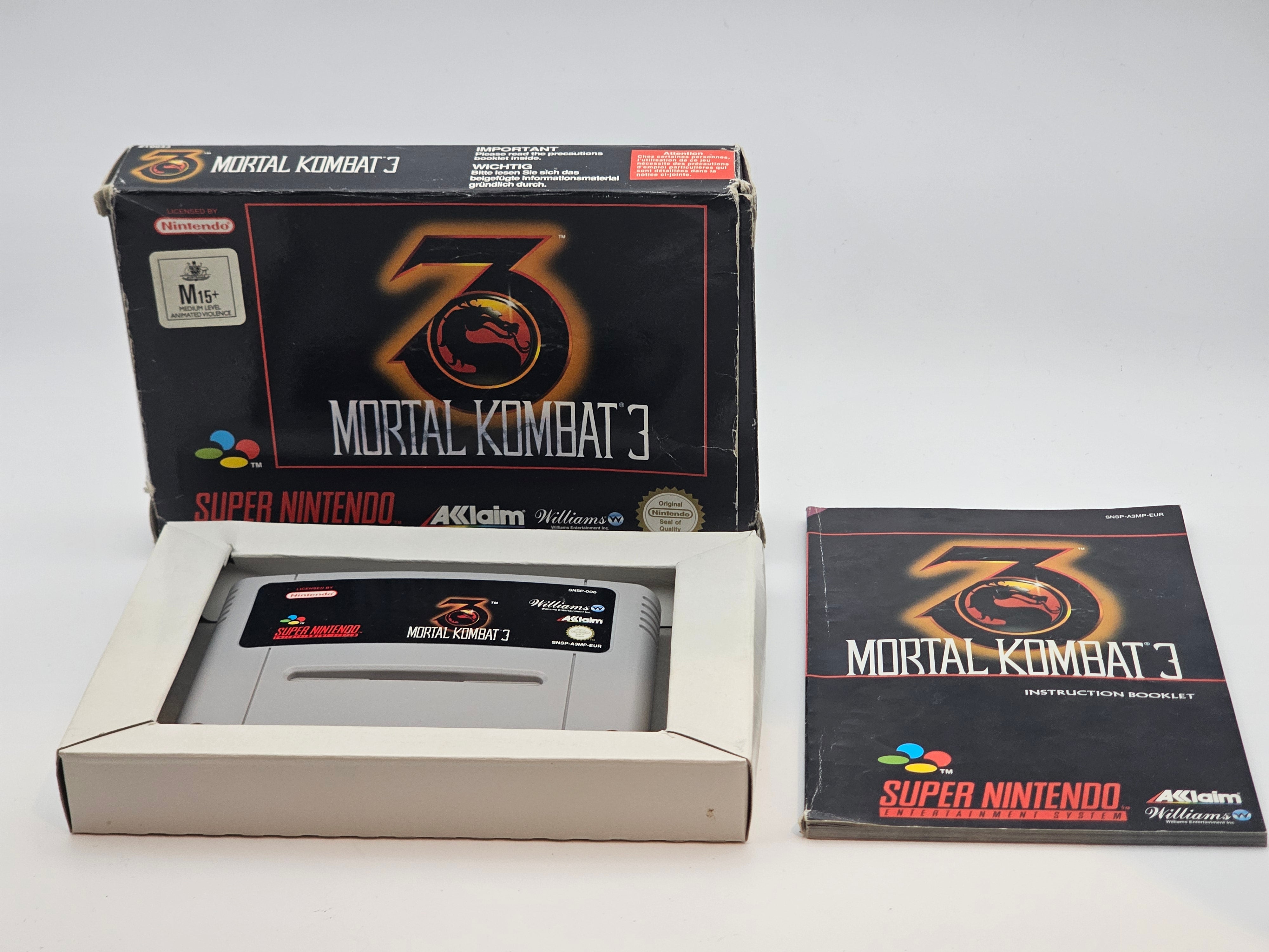 Super Nintendo - Mortal Kombat 3 PAL Boxed