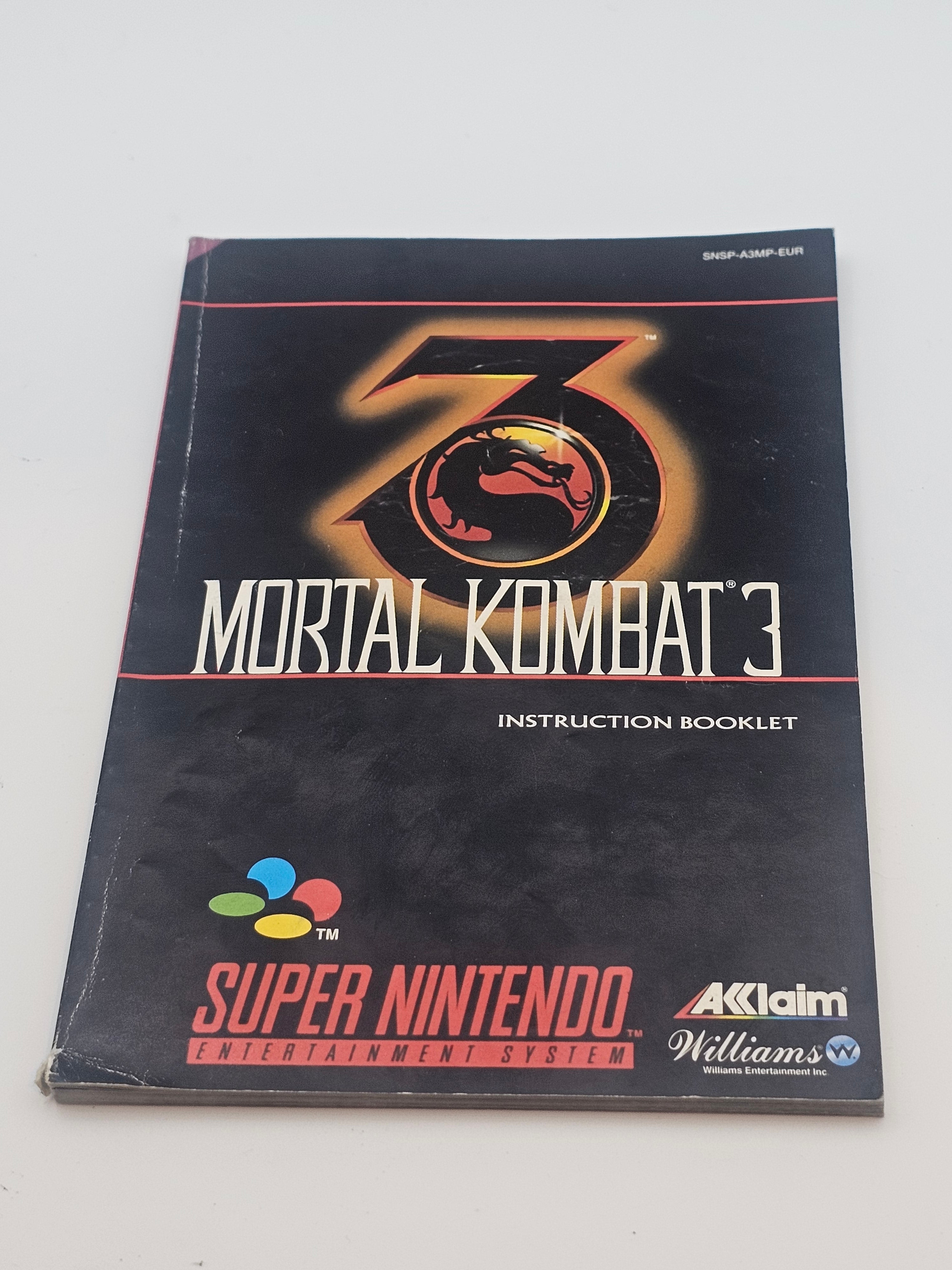 Super Nintendo - Mortal Kombat 3 PAL Boxed