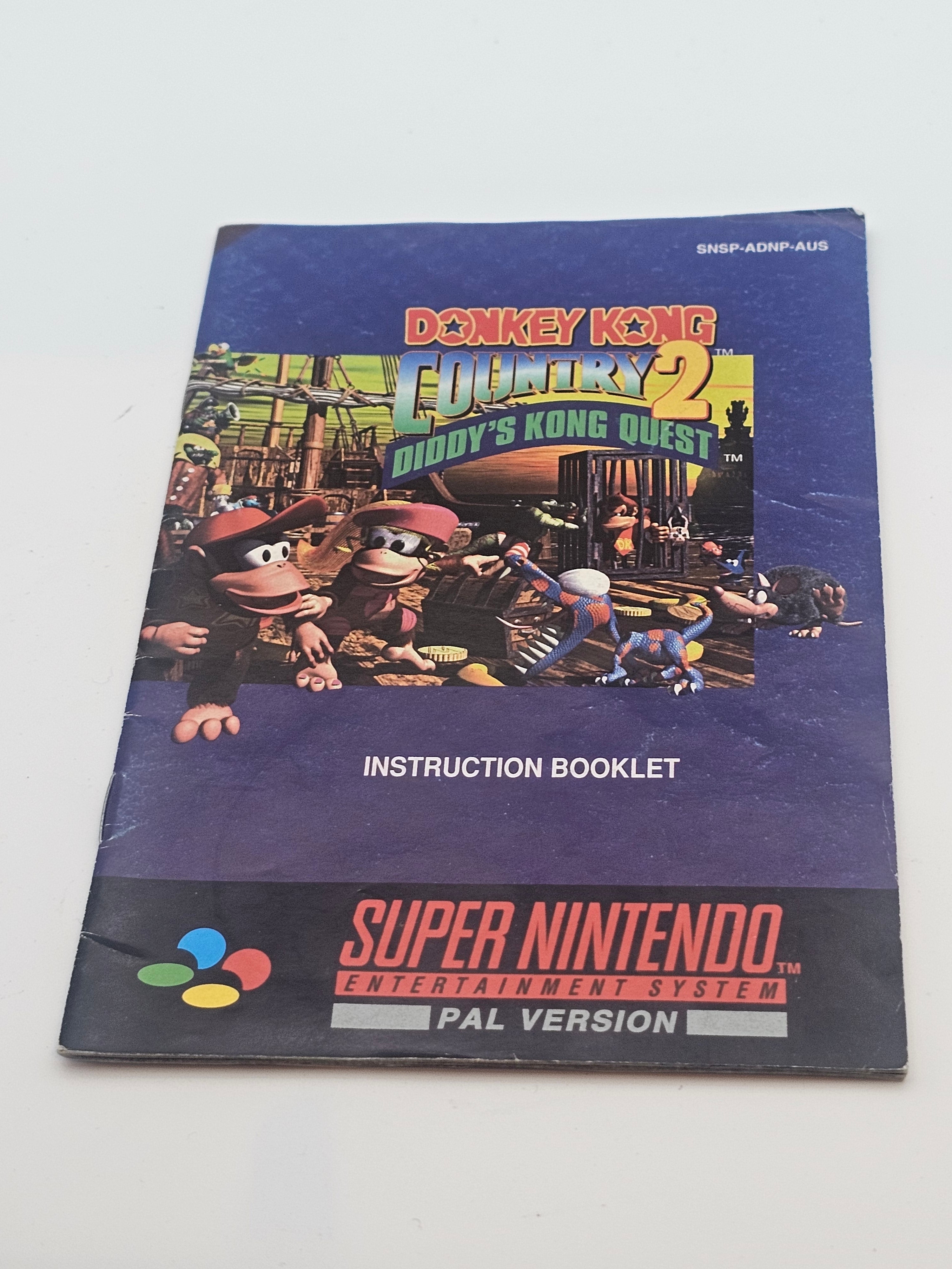 Super Nintendo - Donkey Kong Country 2 Diddy's Kong Quest PAL Boxed