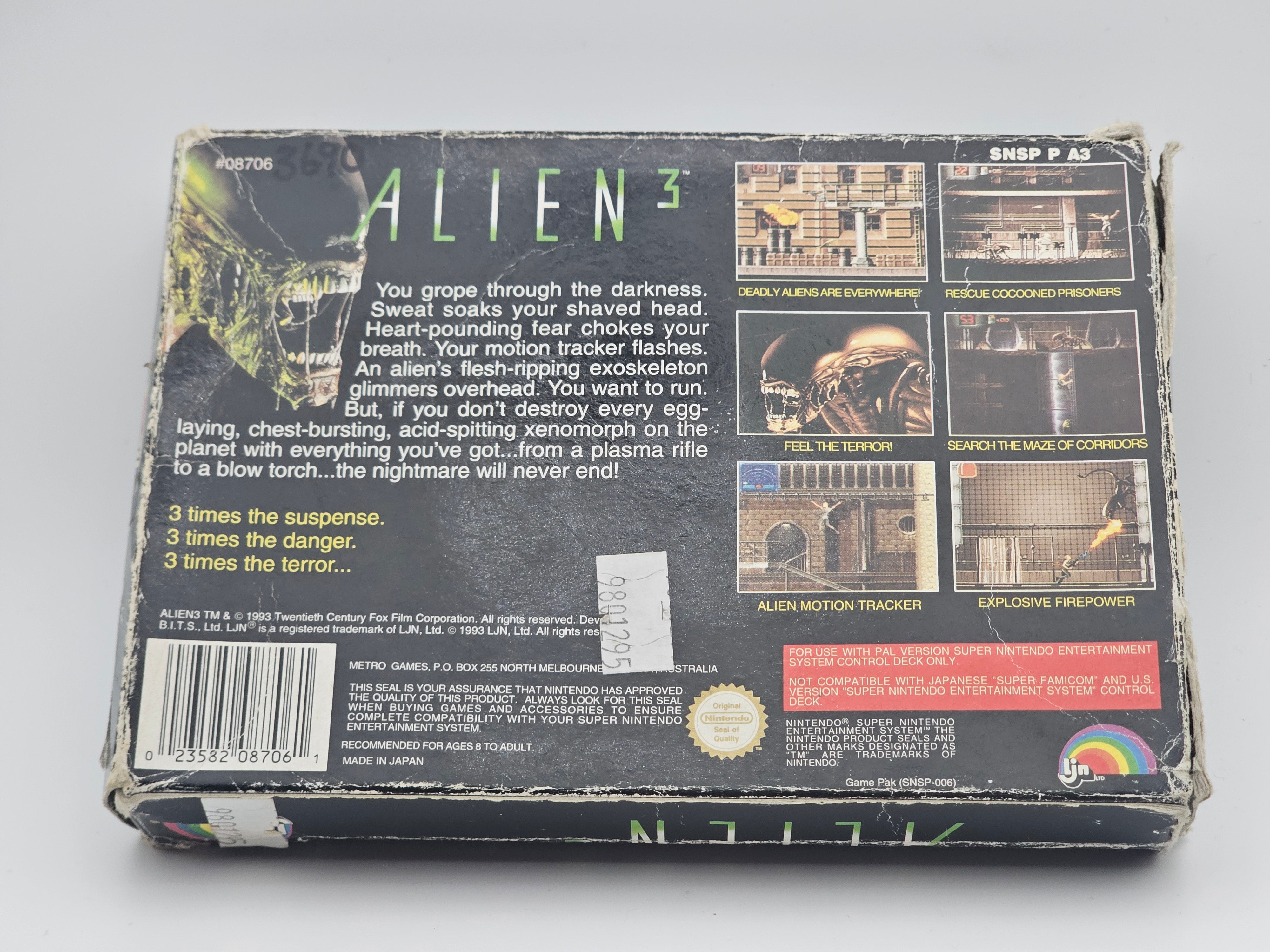 Super Nintendo - Alien 3 PAL Boxed