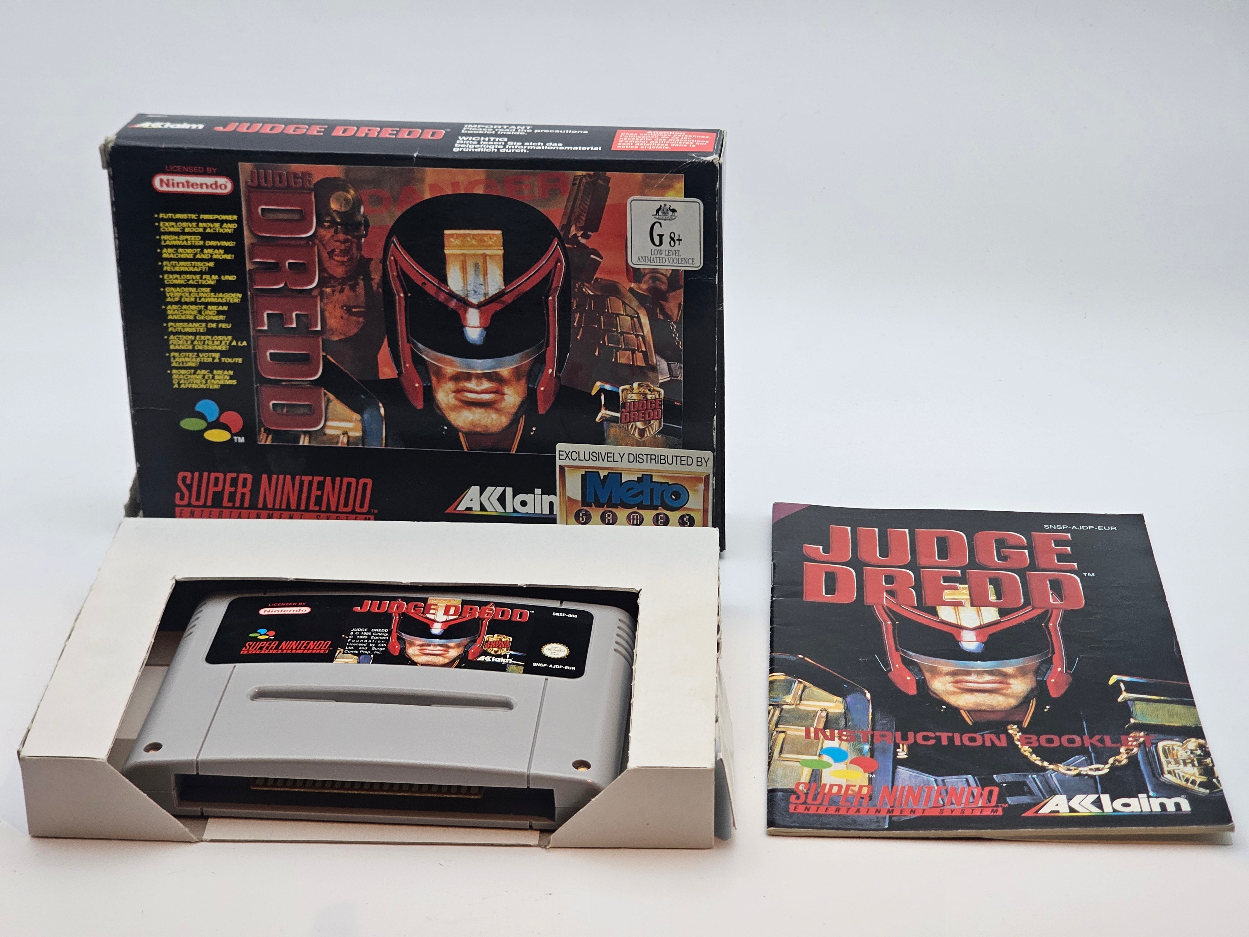 Super Nintendo - Judge Dredd PAL Boxed