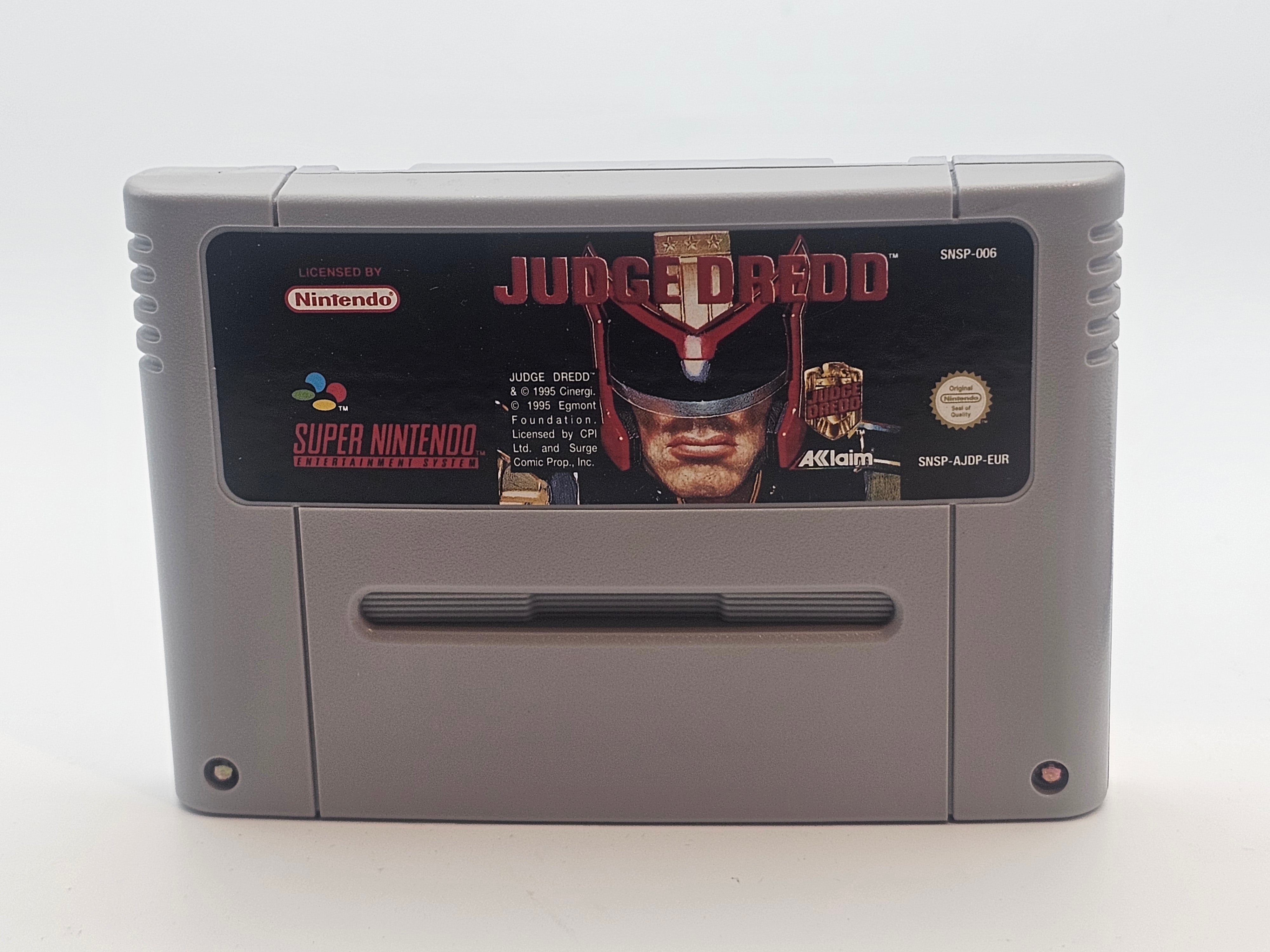 Super Nintendo - Judge Dredd PAL Boxed