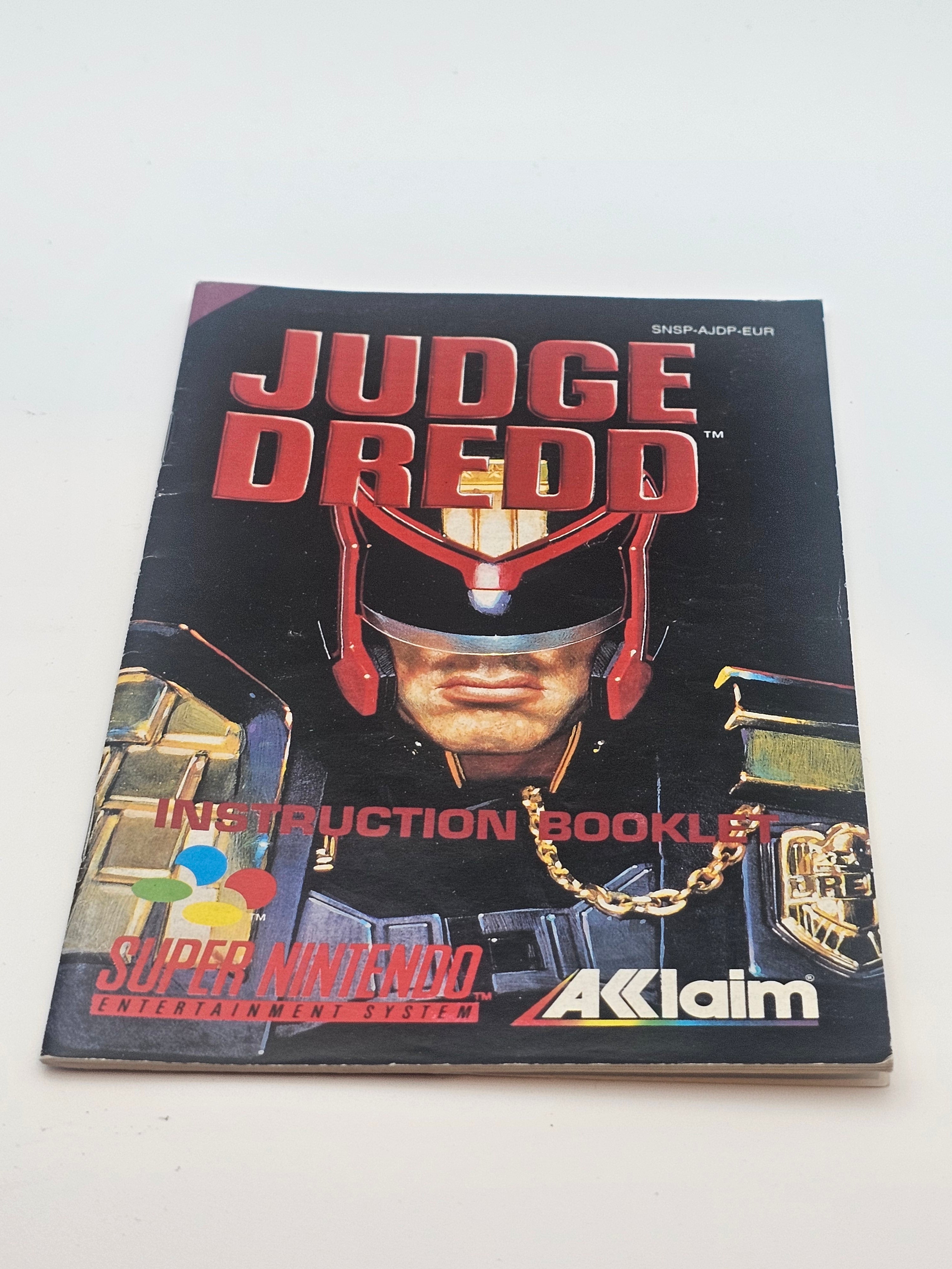 Super Nintendo - Judge Dredd PAL Boxed