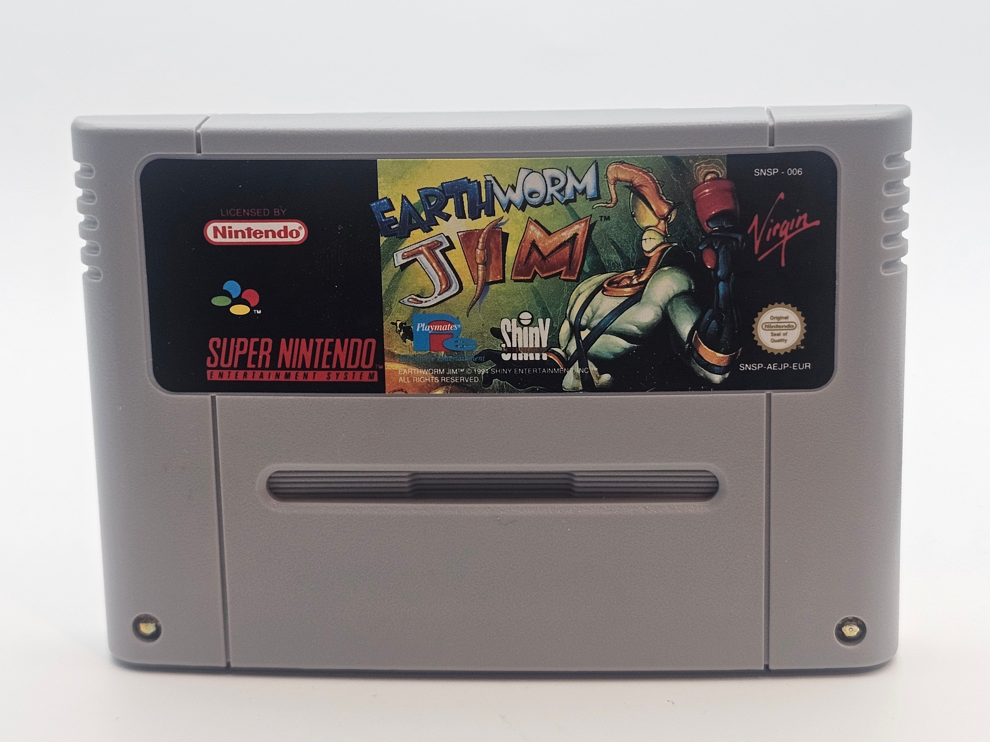 Super Nintendo - Earthworm Jim PAL Boxed