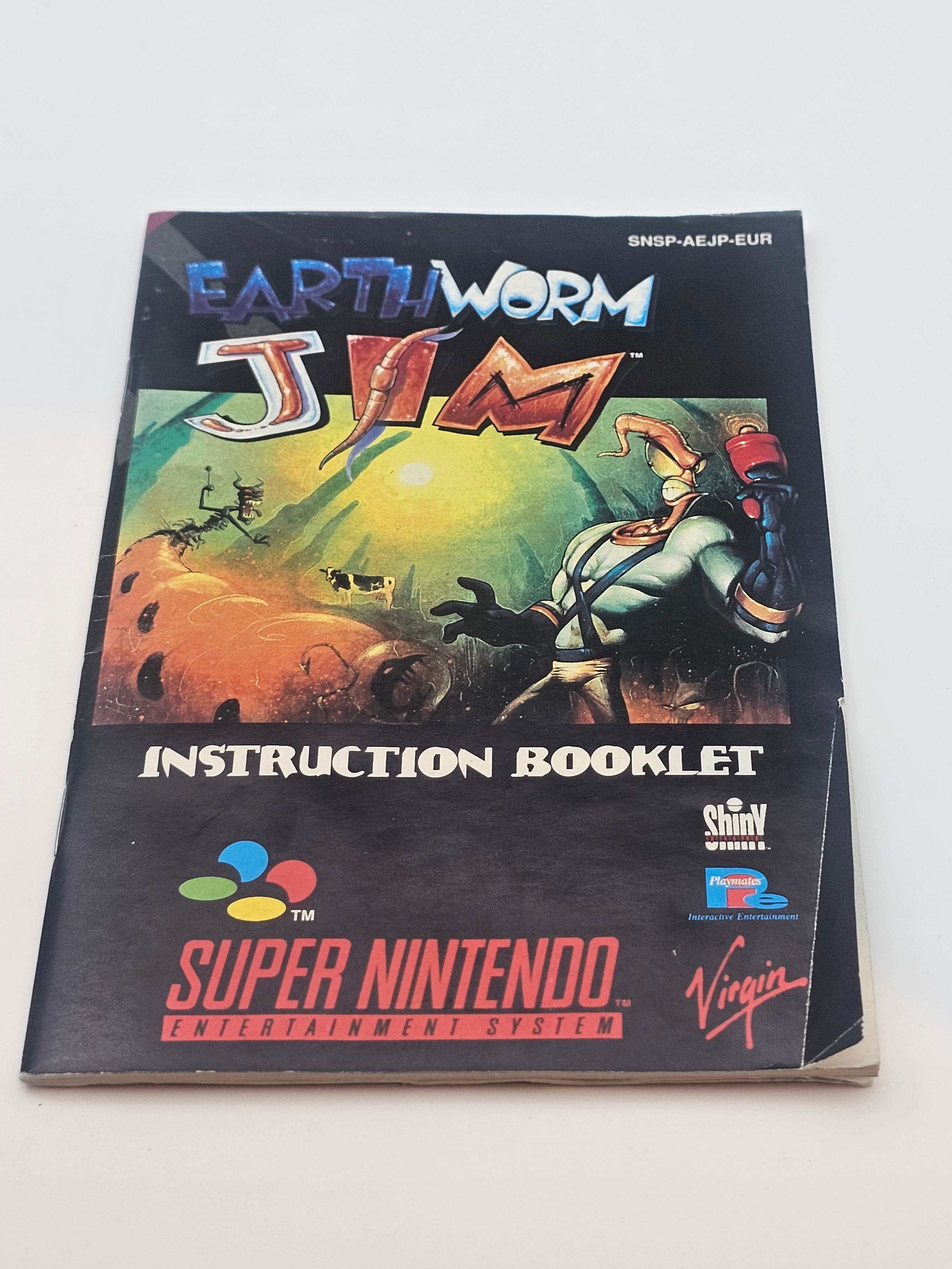 Super Nintendo - Earthworm Jim PAL Boxed