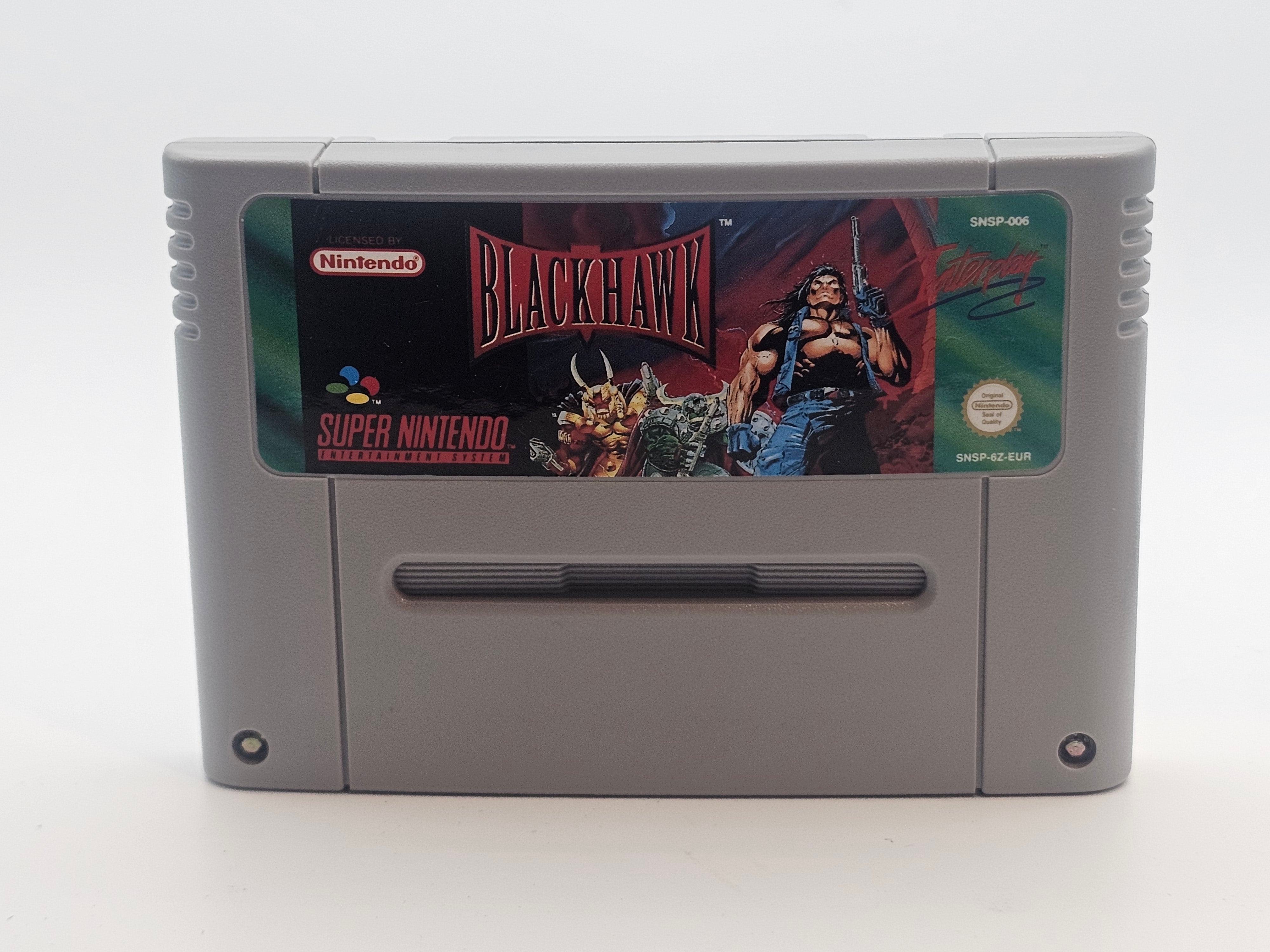 Super Nintendo - Blackhawk PAL Boxed