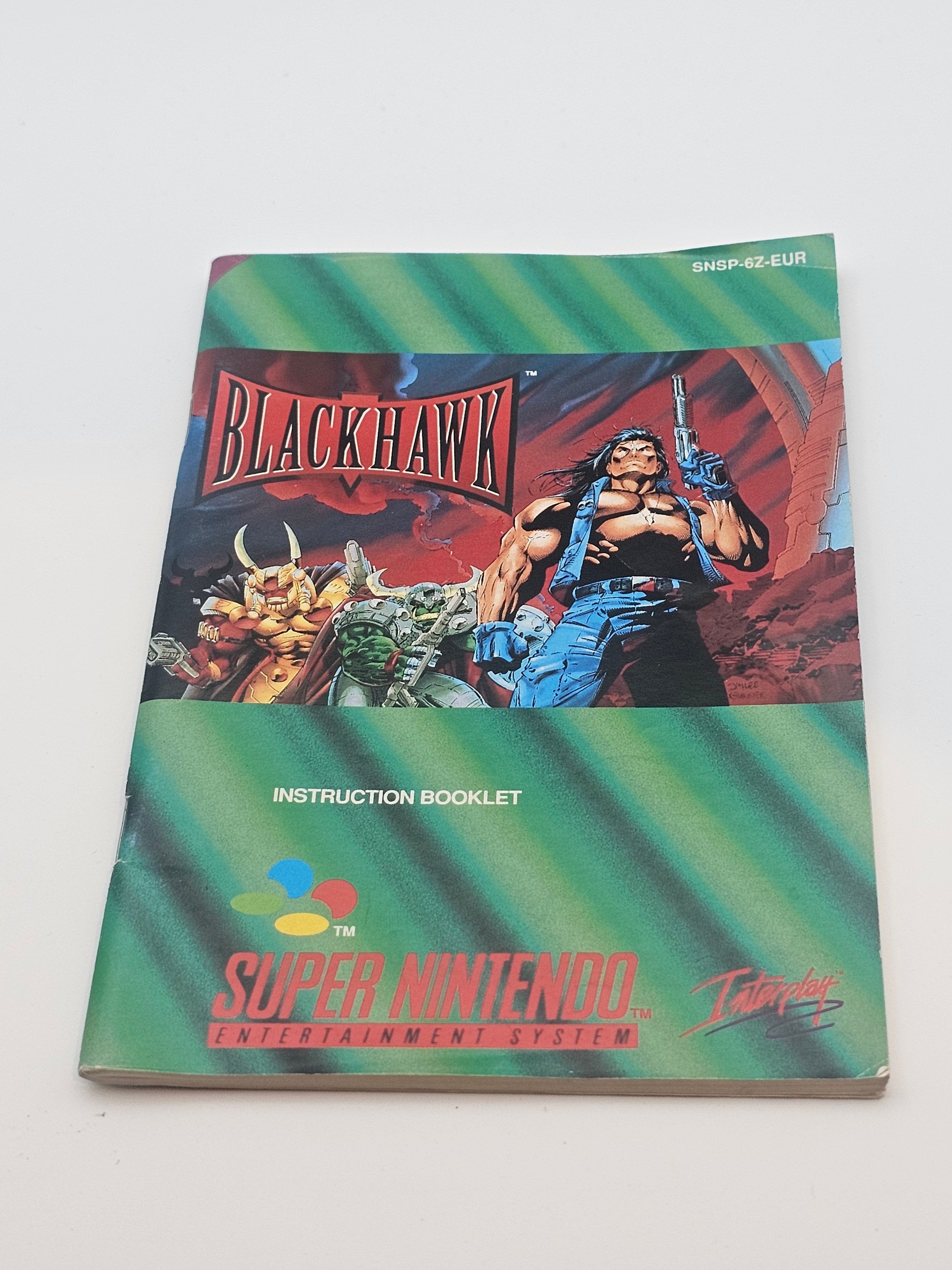 Super Nintendo - Blackhawk PAL Boxed
