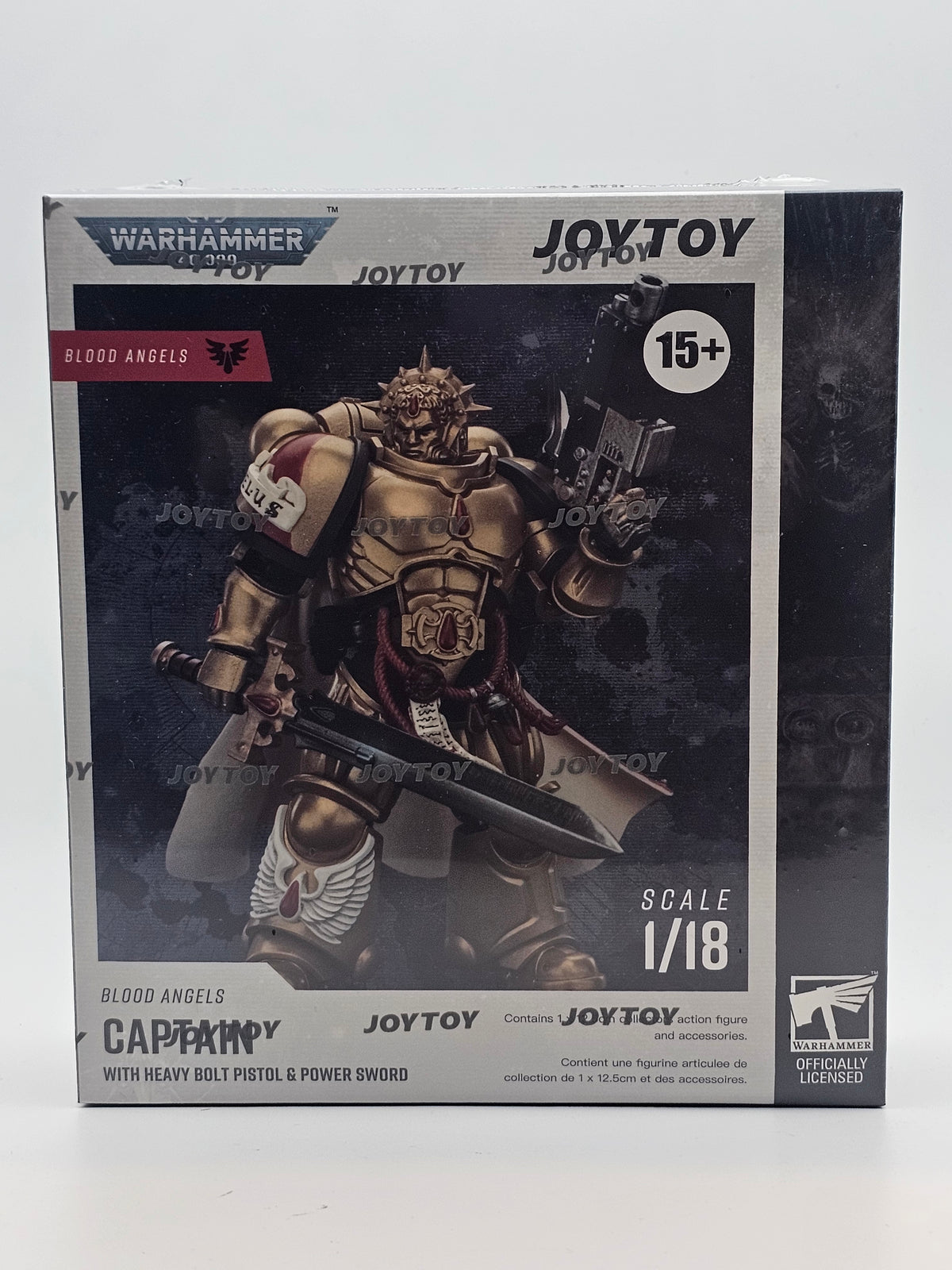 Warhammer Joytoy Blood Angels Captain with Heavy Bolt Pistol & Power Sword